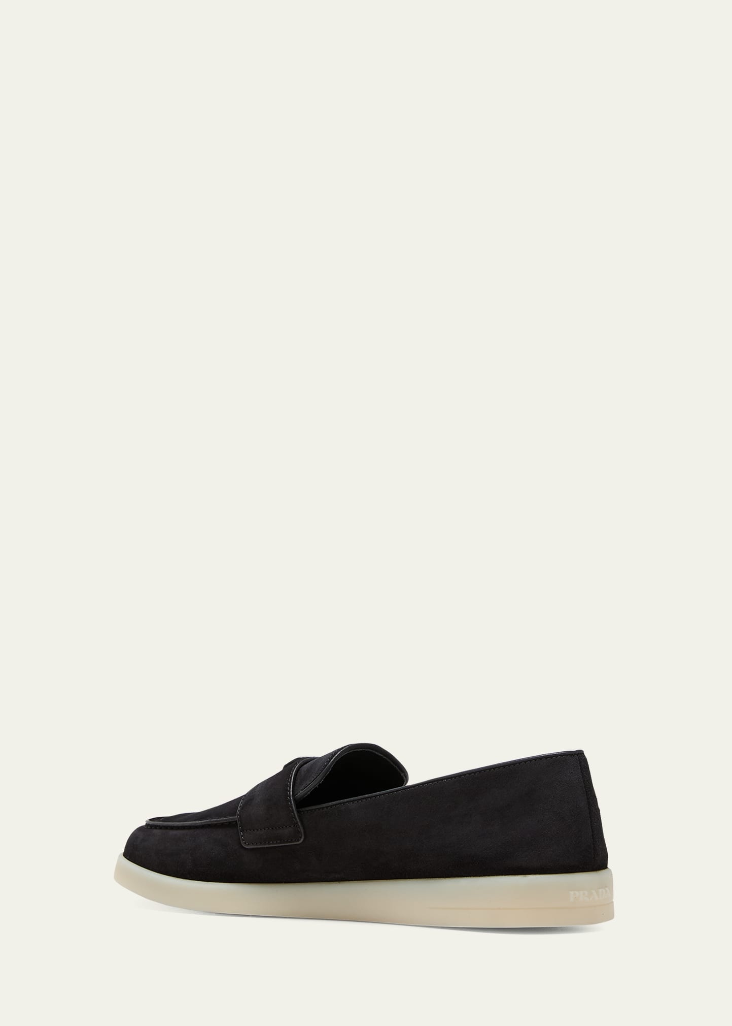 Men's Saint Tropez Triangle Logo Suede Loafers - 2
