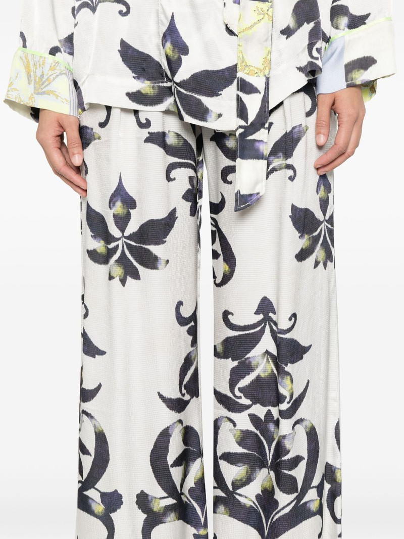 geometric-print trousers 5