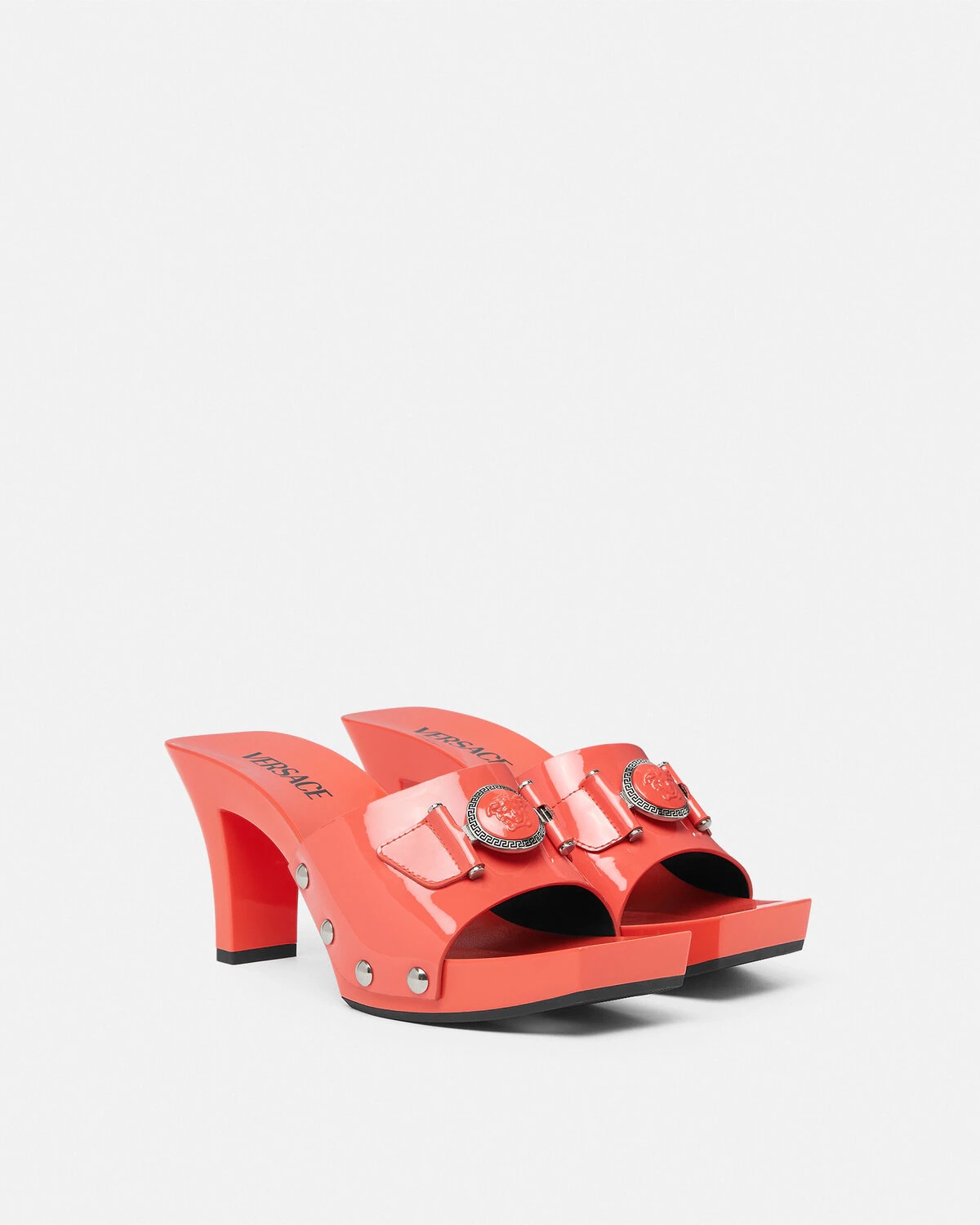 Medusa Buckle Patent Clogs 60 mm - 2