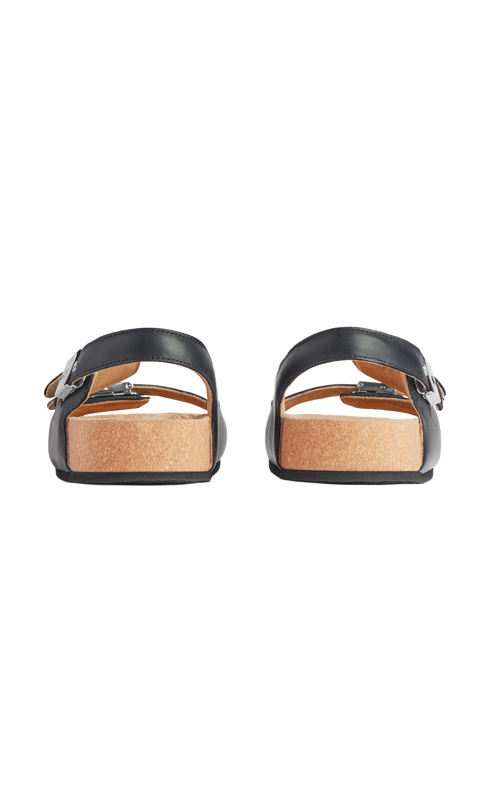 x Scholl Leather Sandals black - 5