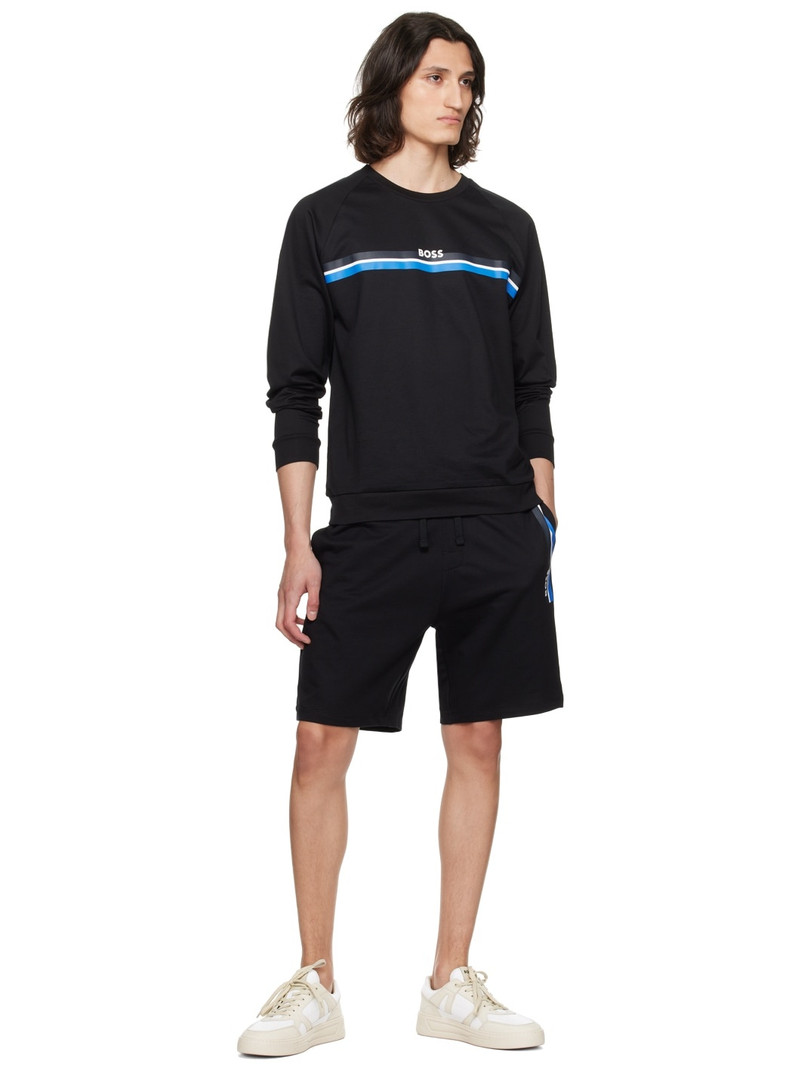 BOSS Black Striped Shorts outlook