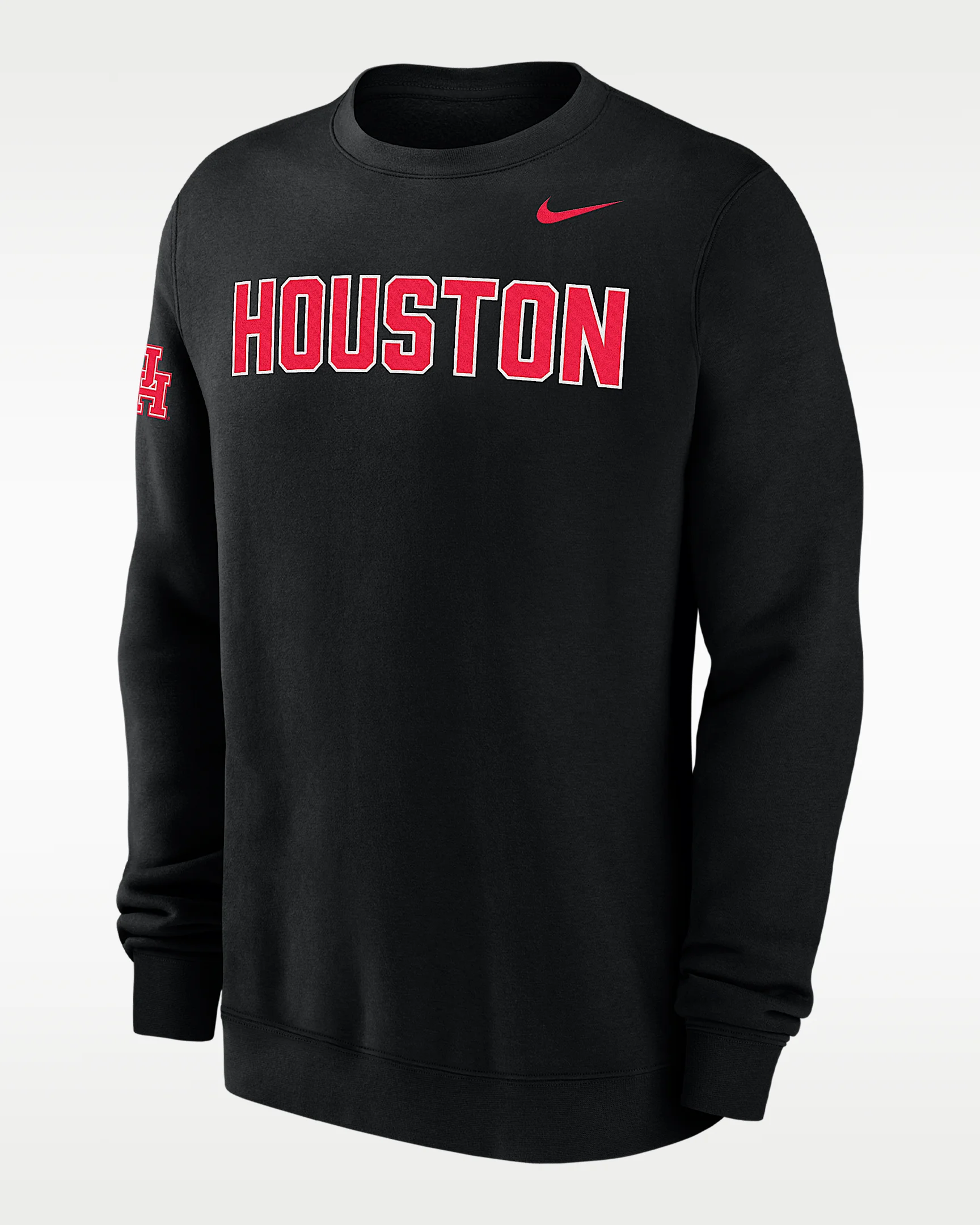 Houston Club Fleece Men's Nike College Crew-Neck Sweatshirt - 1