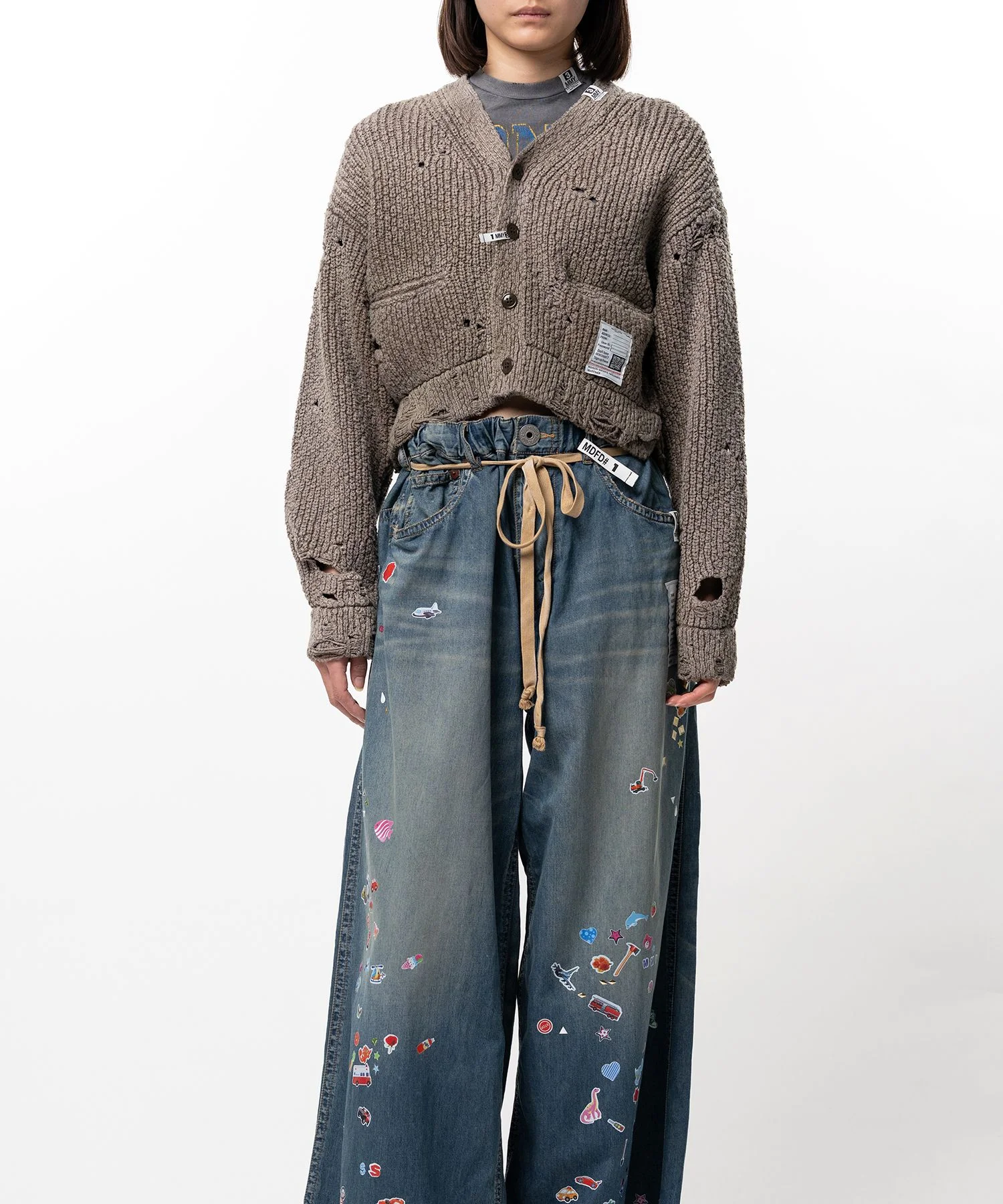 Sun Faded Like Knit Cardigan - 1