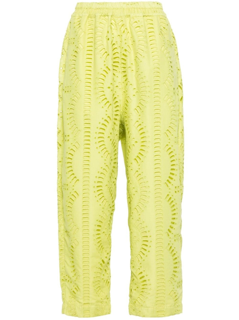Lya high-waist tapered trousers 1
