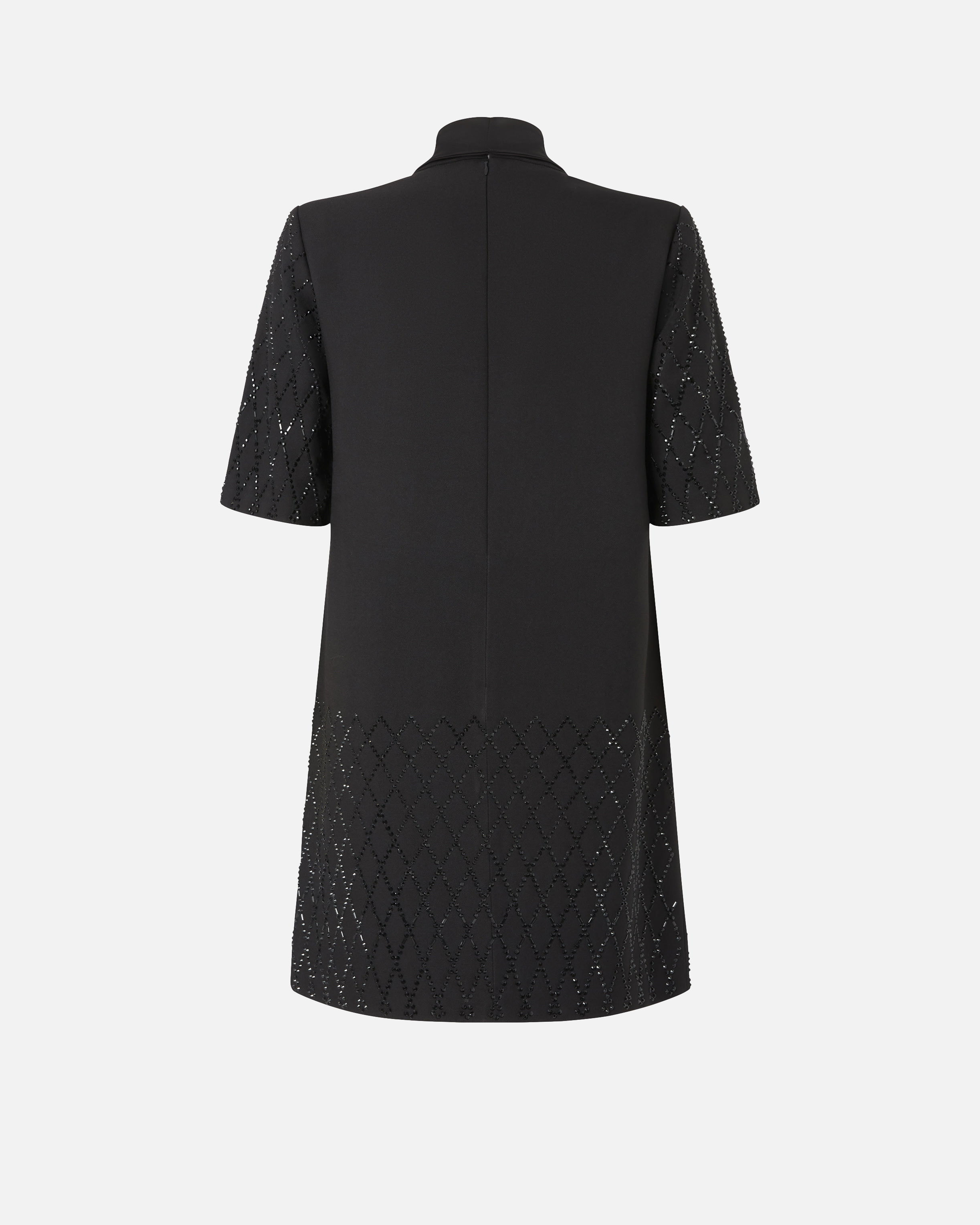 T-SHIRT-STYLE DRESS WITH RHINESTONES - 6
