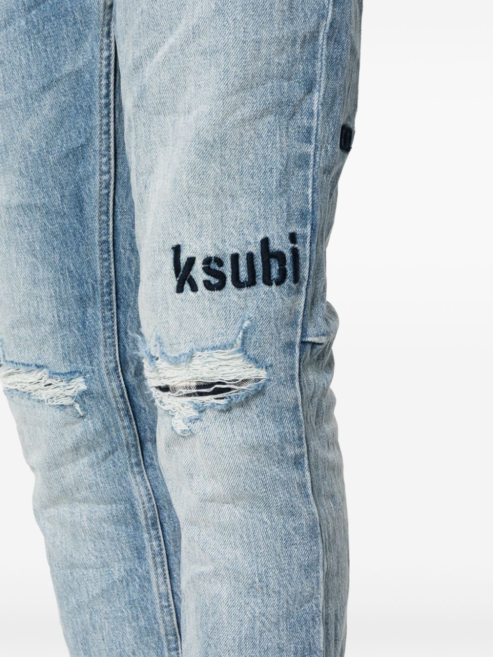 Chitch Self-Repair tapered jeans - 5