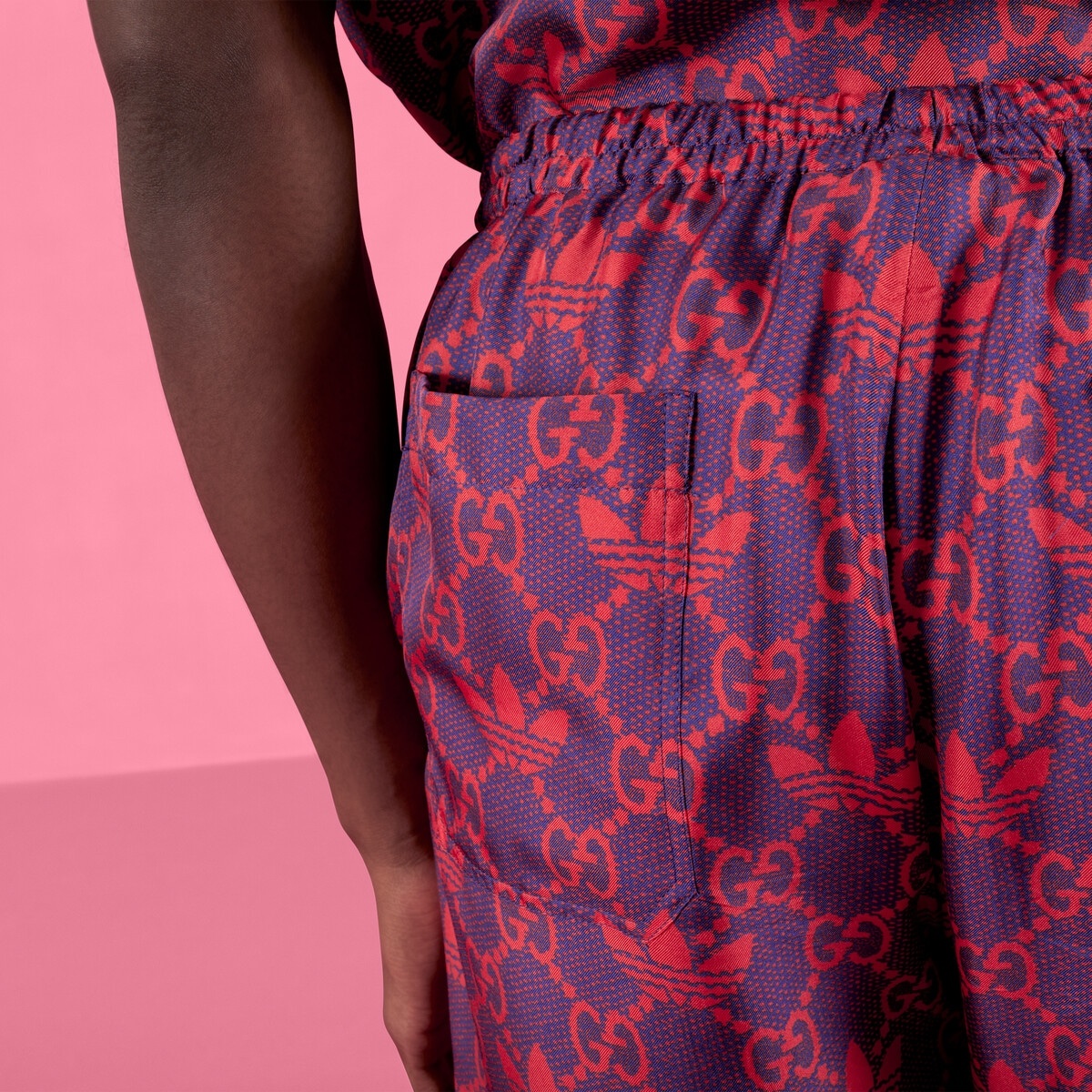 adidas x Gucci macro GG shorts - 4