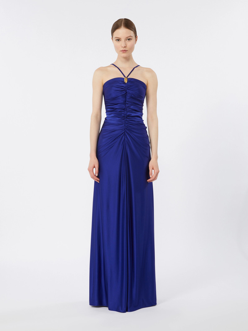 OGGETTI Viscose jersey dress - CORNFLOWER BLUE 3