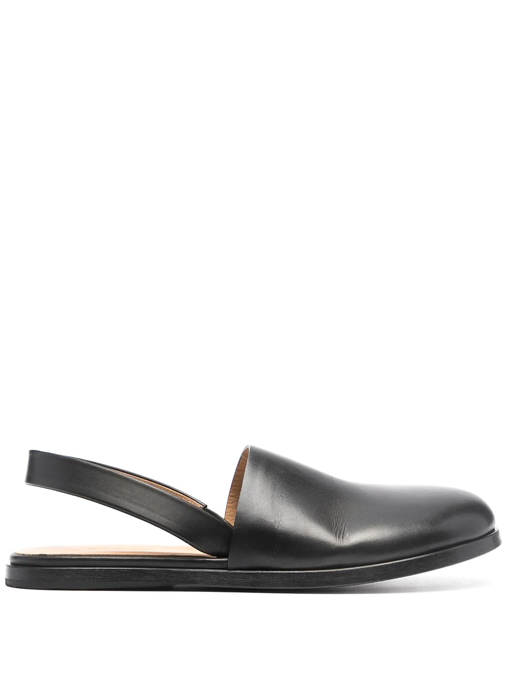 slip-on leather sandals - 1