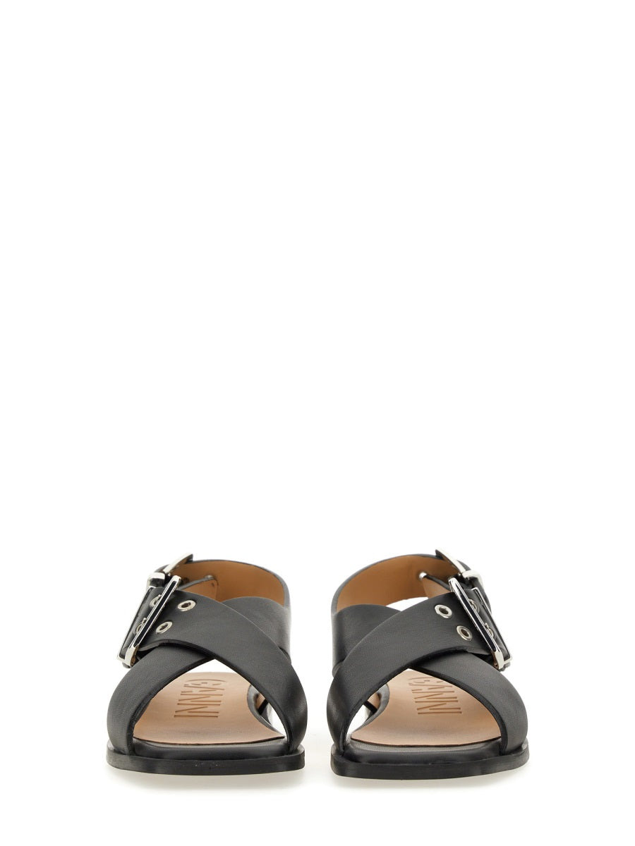 Ganni Women Studded Sandal - 4