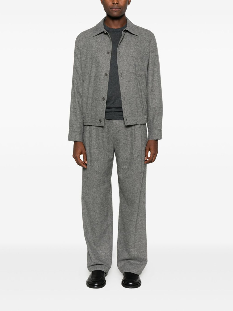 SIMKHAI pleated wide-leg trousers outlook