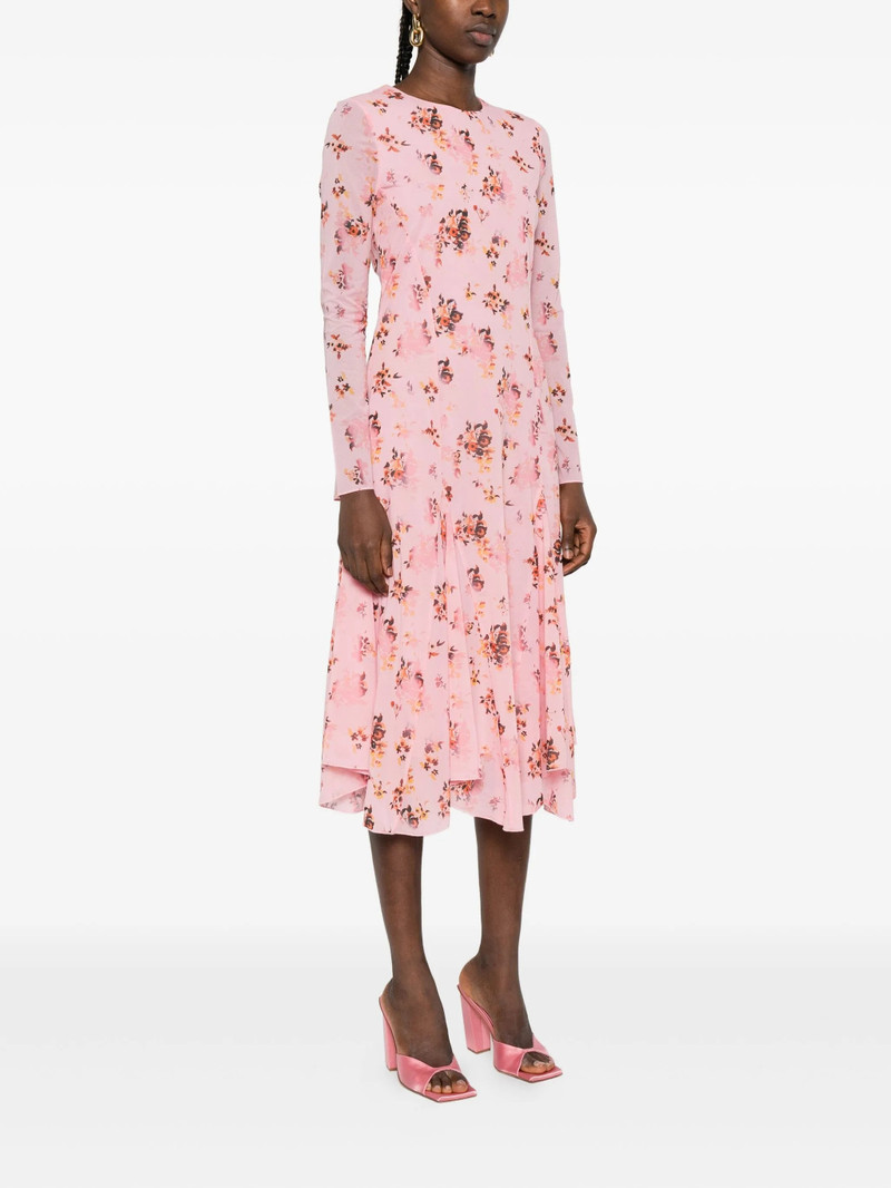 STINE GOYA Stine Goya Floral-print Long-sleeve Midi Dress outlook