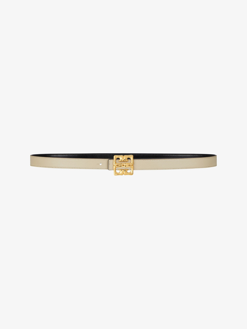 Givenchy 4G LIQUID REVERSIBLE BELT IN LEATHER outlook