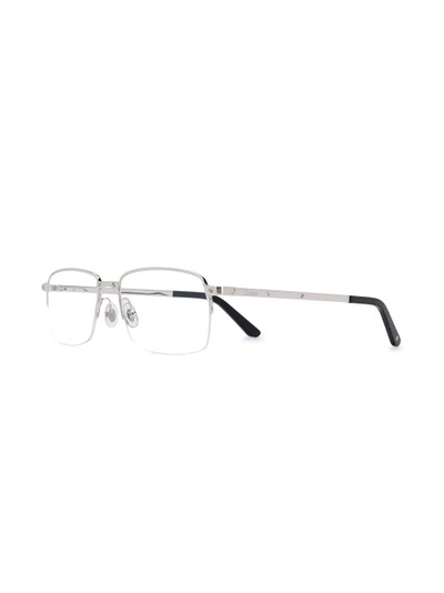 Cartier metallic framed glasses outlook