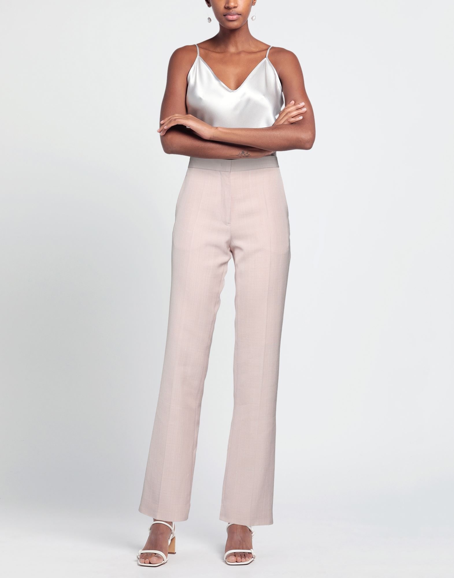 Pink Women's Casual Pants - 2