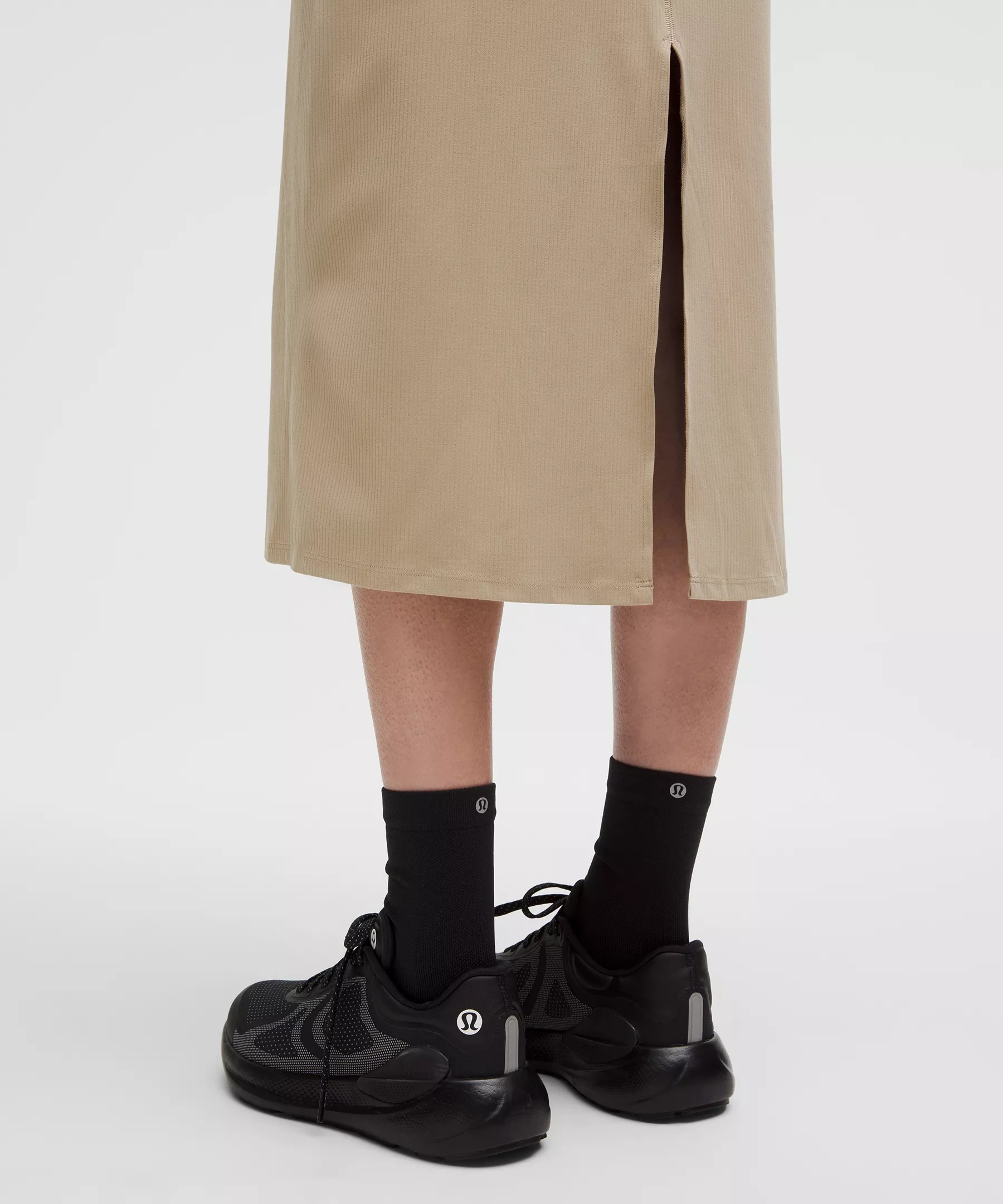 All Aligned Ribbed Midi Dress - 6