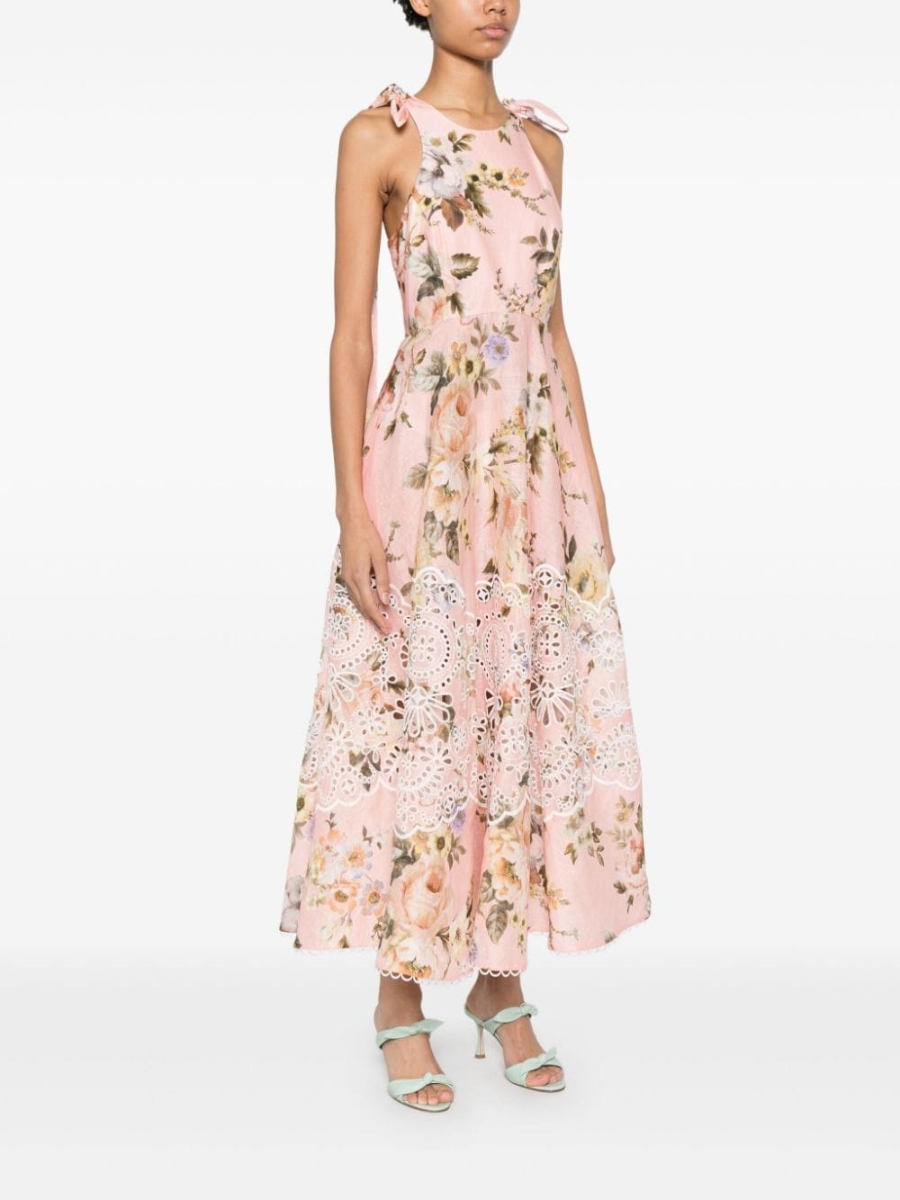 Acacia Broderie midi dress - 3