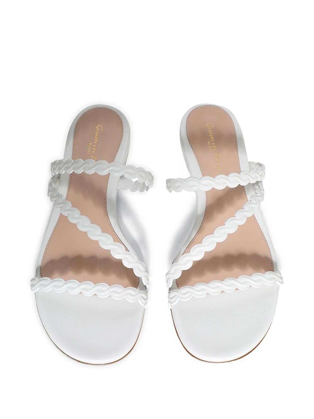 leather slides - 2
