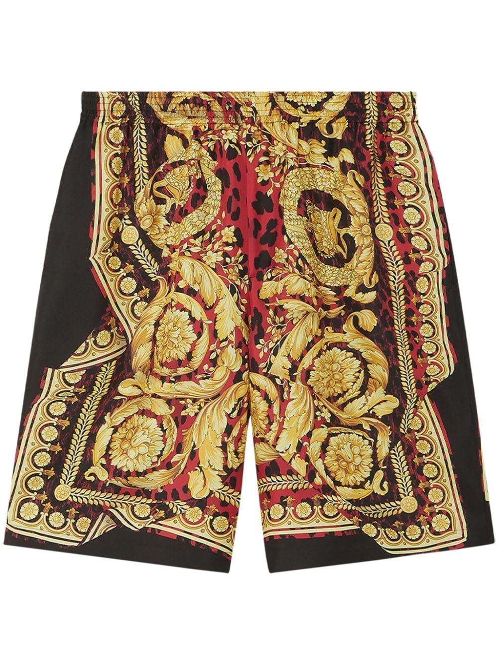 Wild Barocco silk shorts - 1