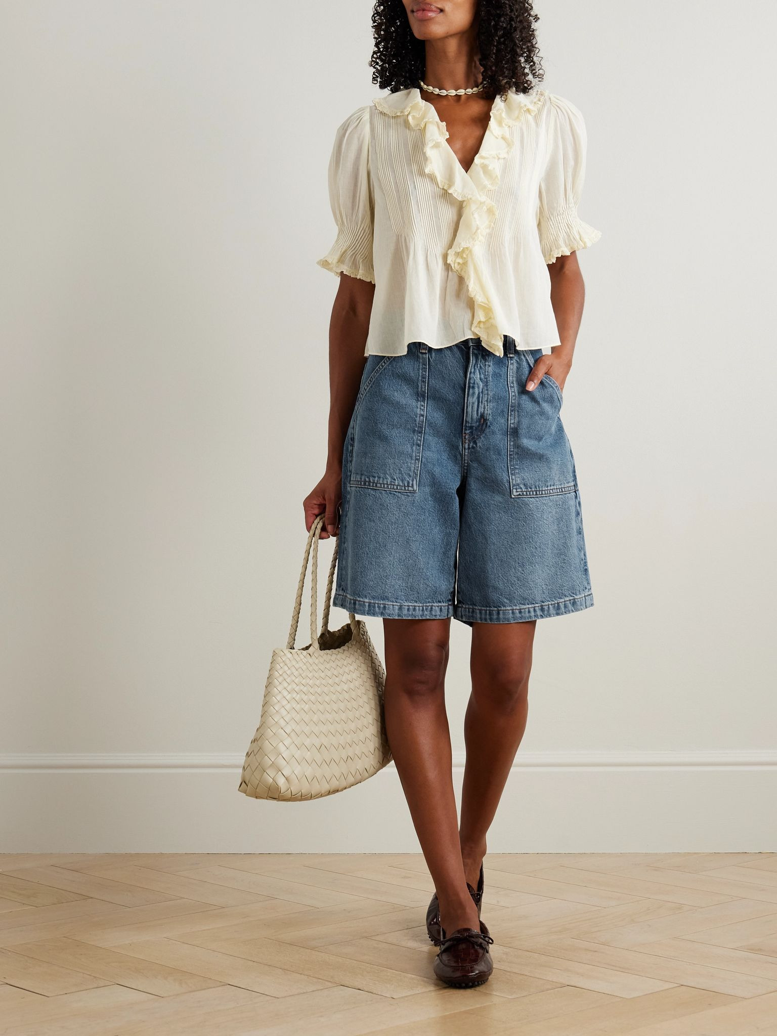 The Timeless denim shorts Mid denim - 2