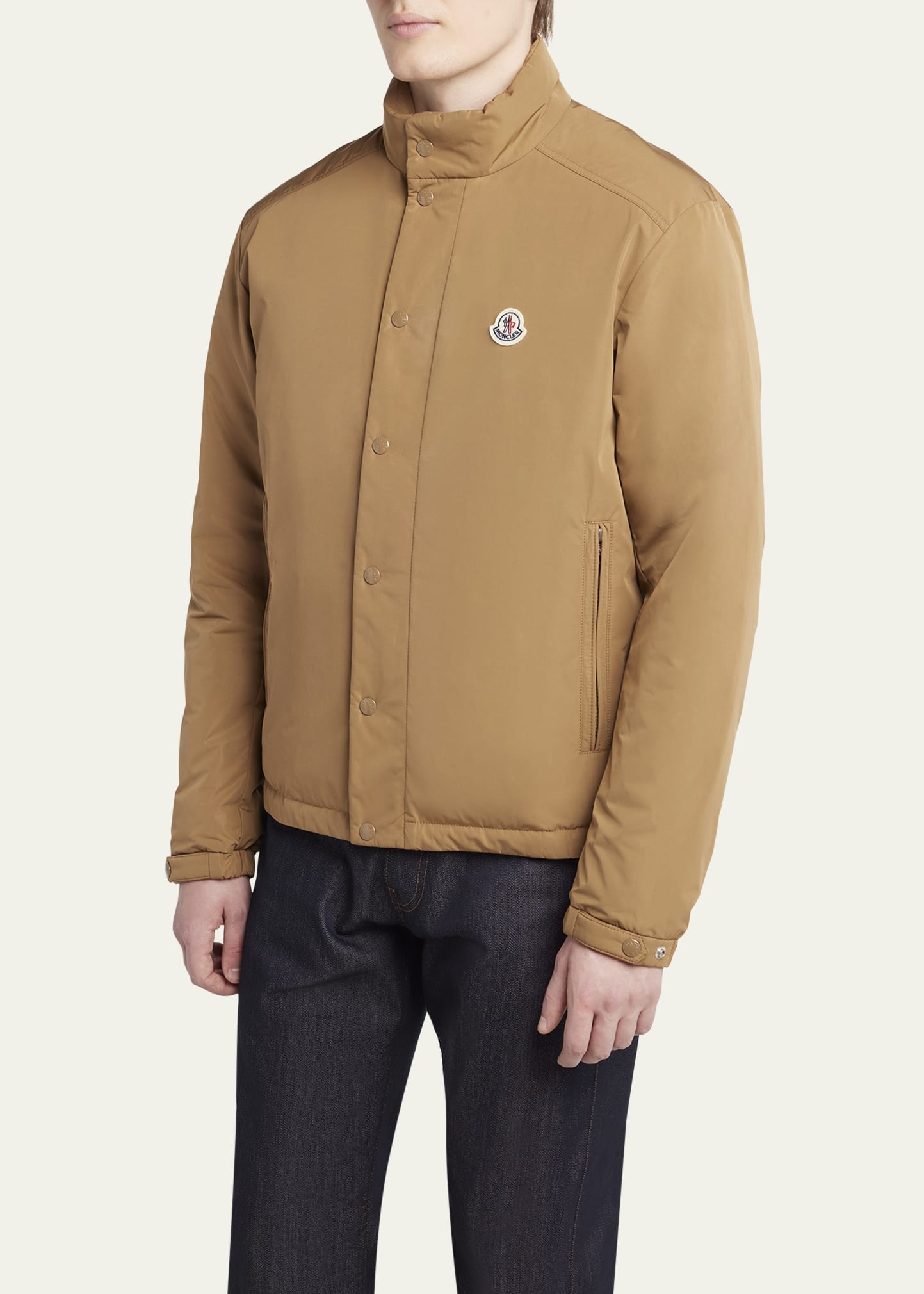 Men's Archivio Tan Micro Soft Light Padded Epin Jacket - 4