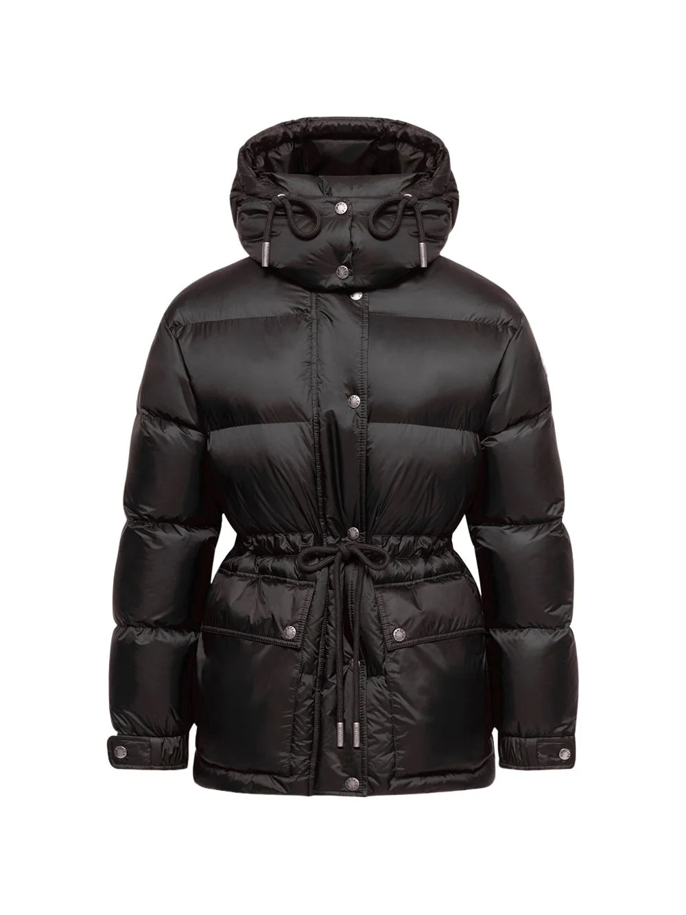 Sesie hooded mid-length down jacket - 1