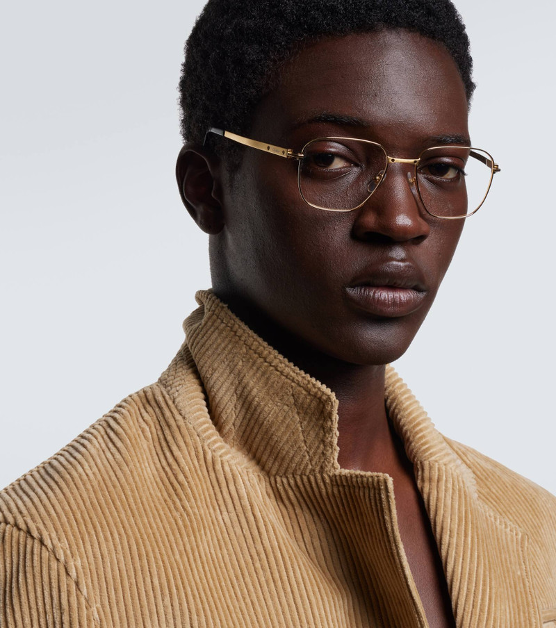 Cartier Santos De Cartier square glasses outlook
