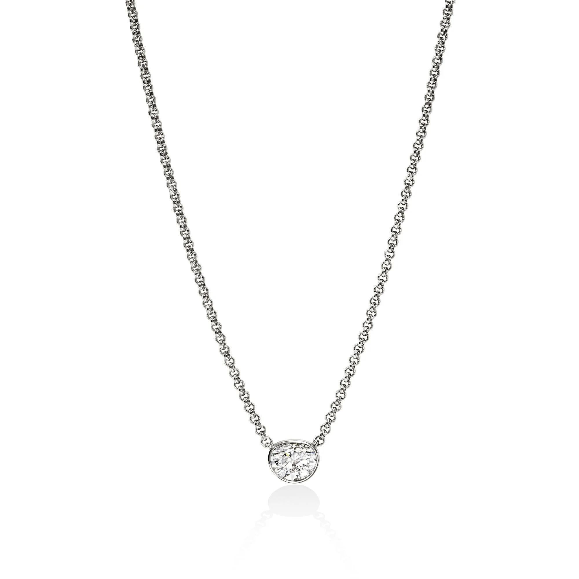 JH Lovestruck™ Necklace, Sterling Silver, Diamond, .75TCW - 1