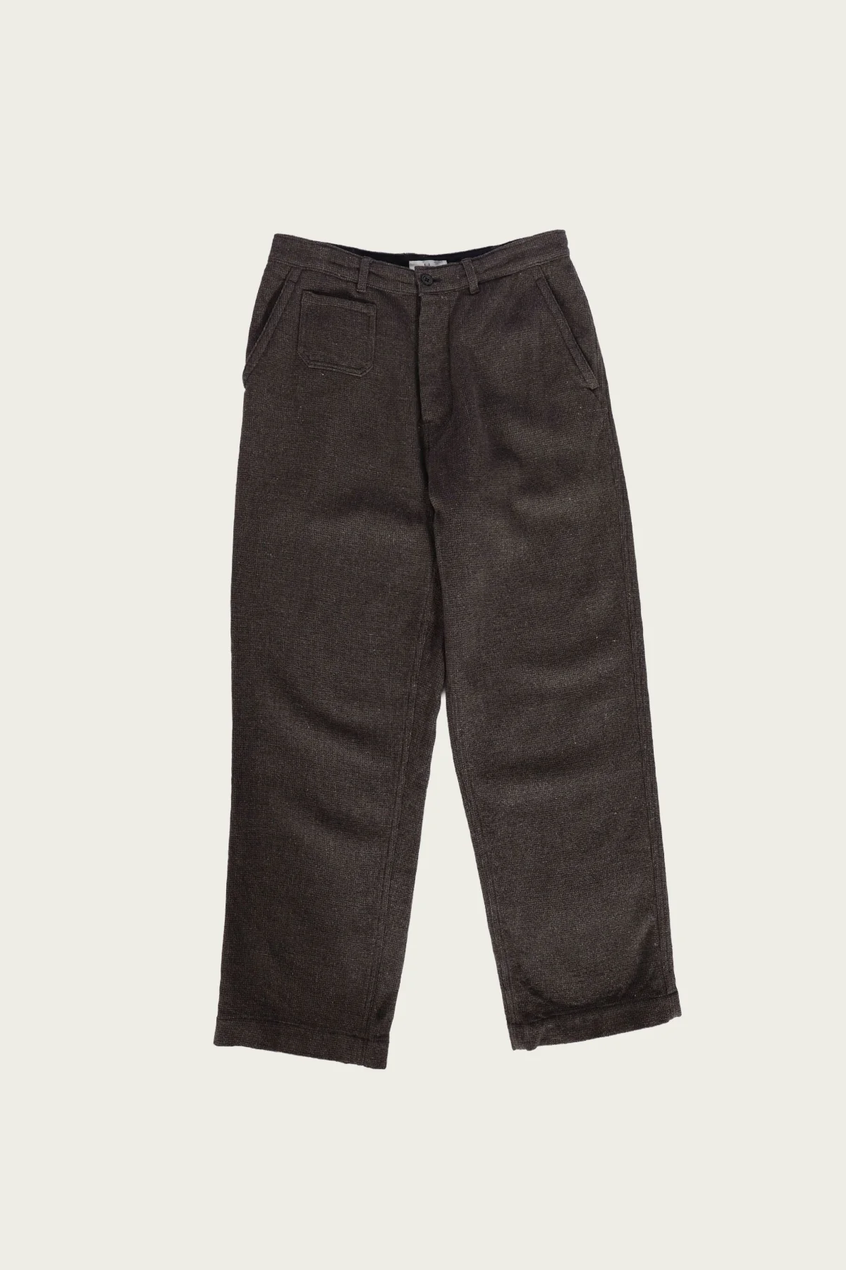 Paskal Tweed Workpants - Charcoal Brown - 1