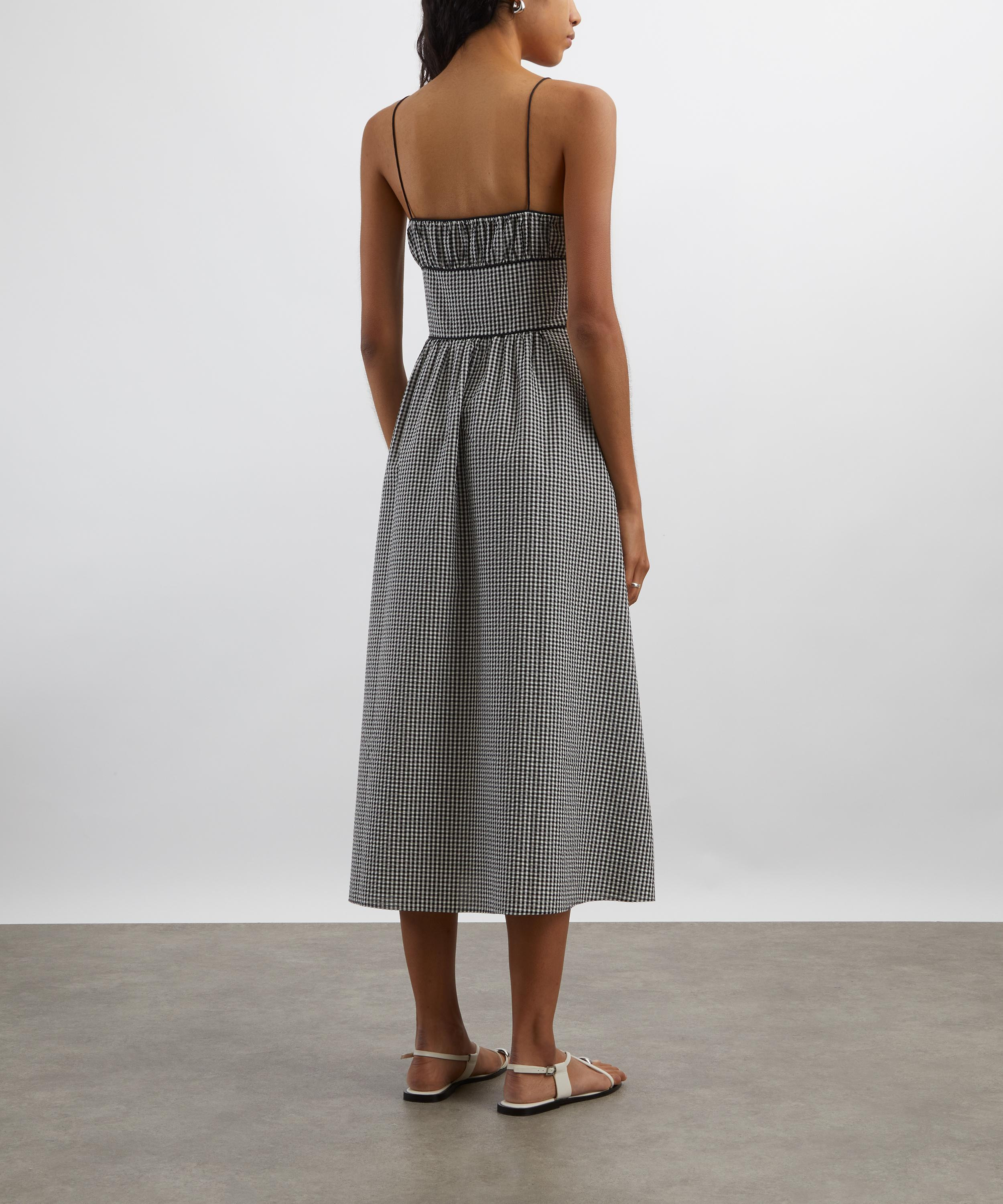 Belline Noir La Maddalena Gingham Dress - 4
