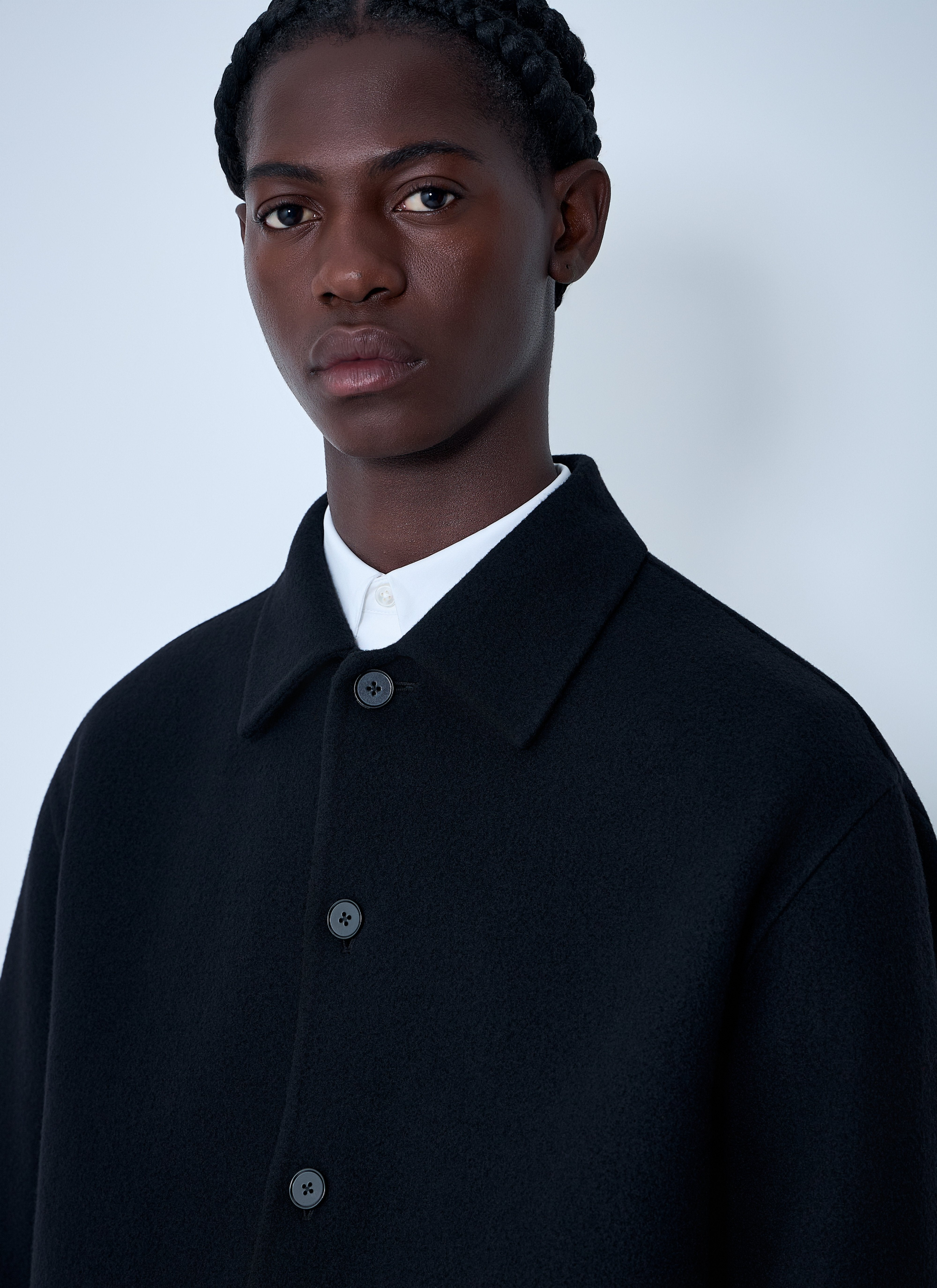 Jil Sander Men Wool Shirt - 5