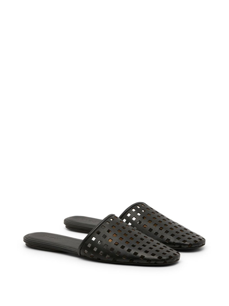 Marsèll perforated mules outlook