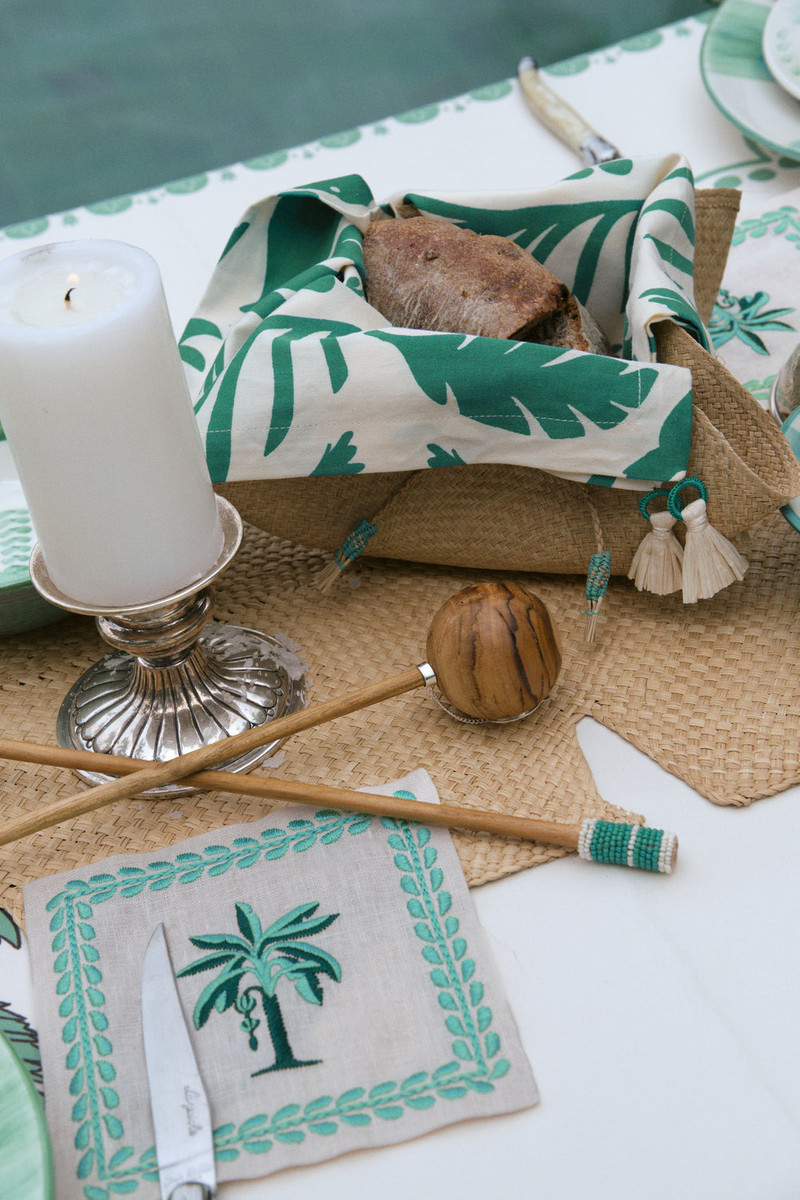 Johanna Ortiz Platanera Cocktail Napkin Set of 4 outlook