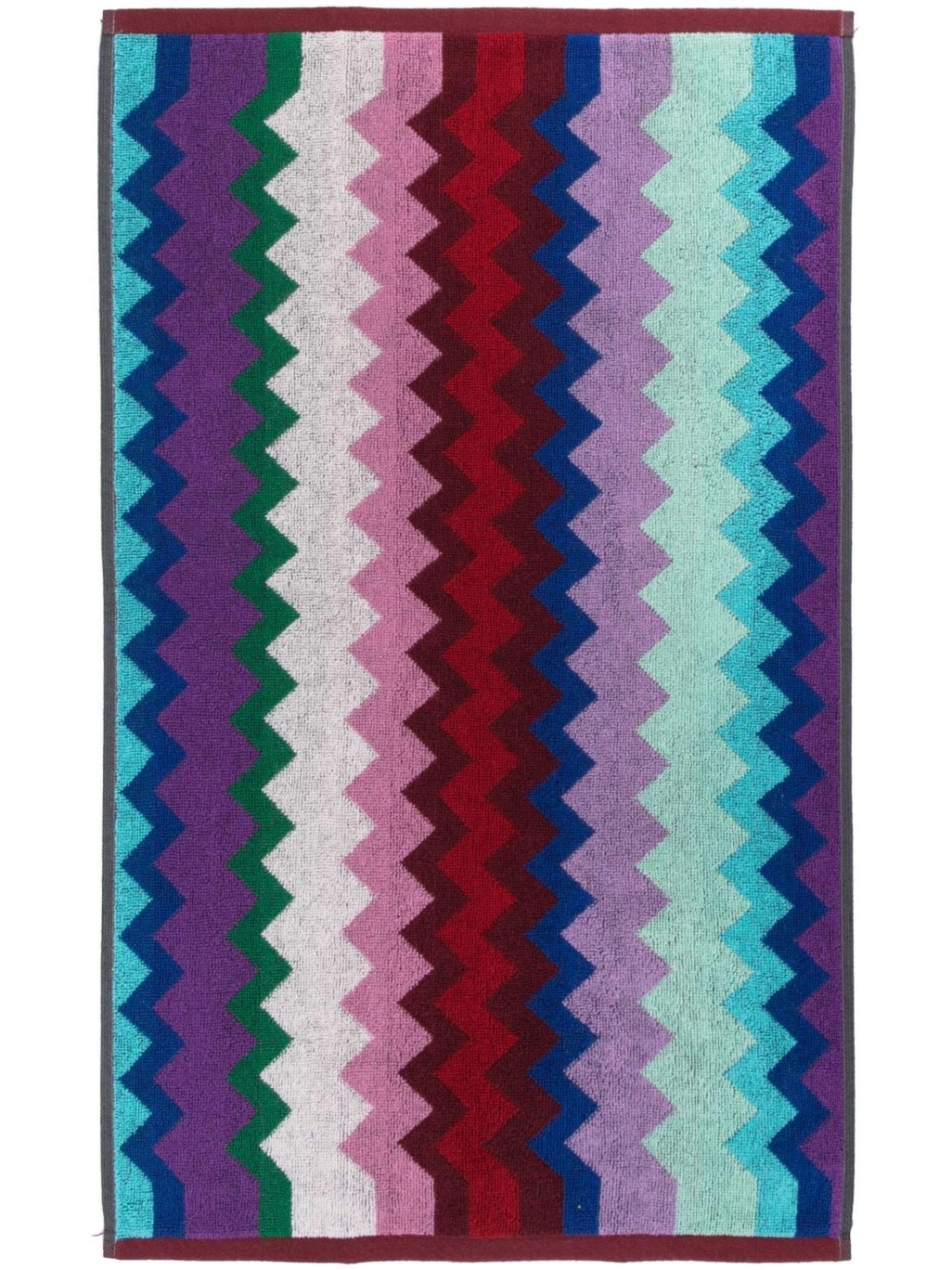 zig zag-patterned bath towel - 3