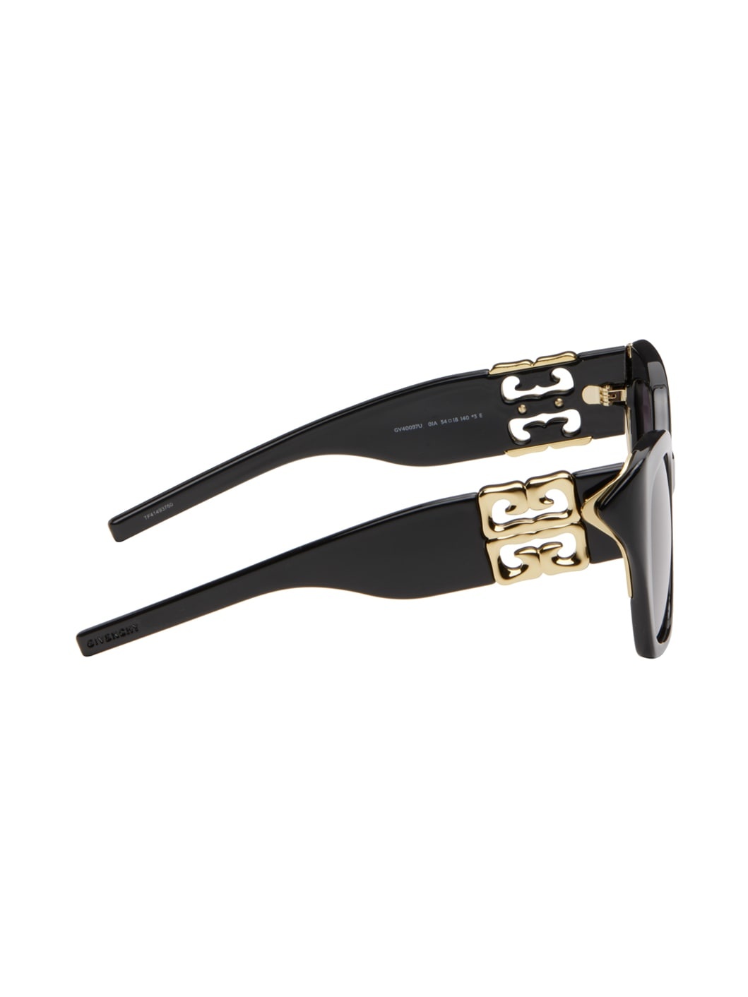 Black 4G Liquid Sunglasses - 2