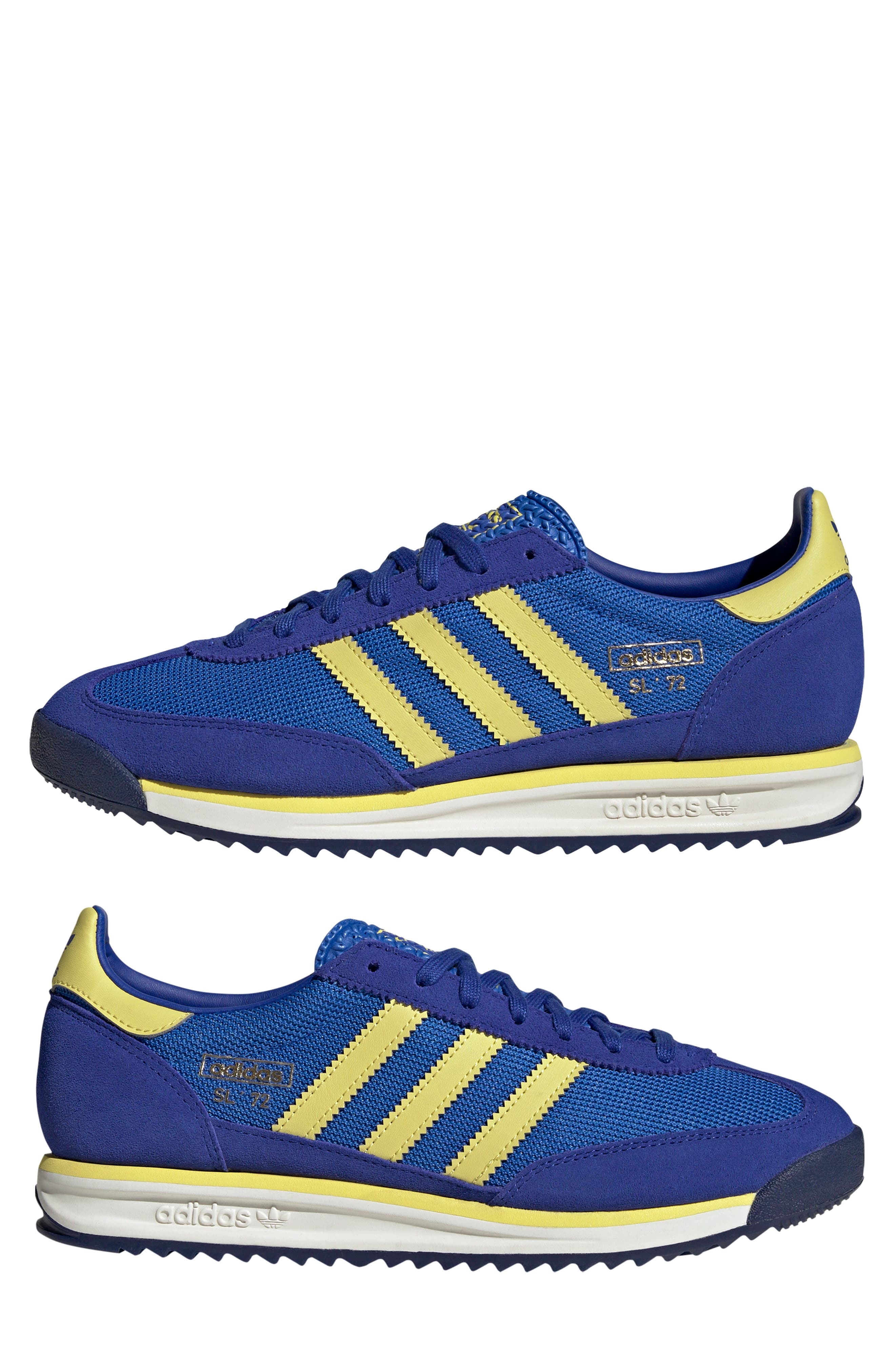 adidas Gender Inclusive SL 72 RS Sneaker in Lucid Blue/Pure Sulfur at Nordstrom - 8