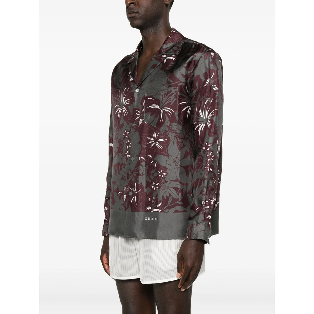 Gucci Grey Shirts Men - 2