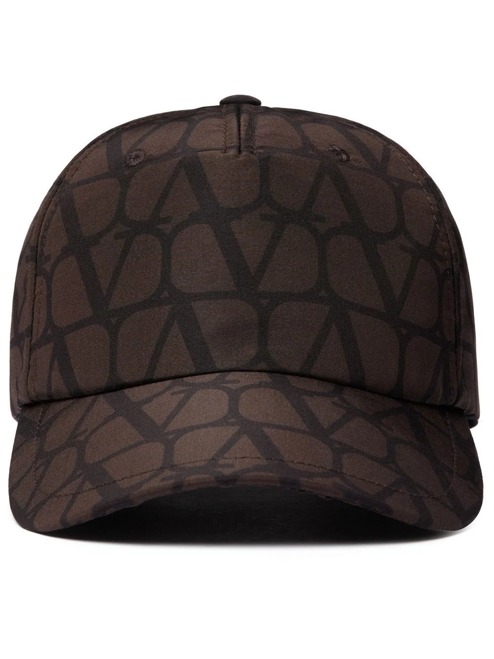 VLogo-print baseball cap - 1