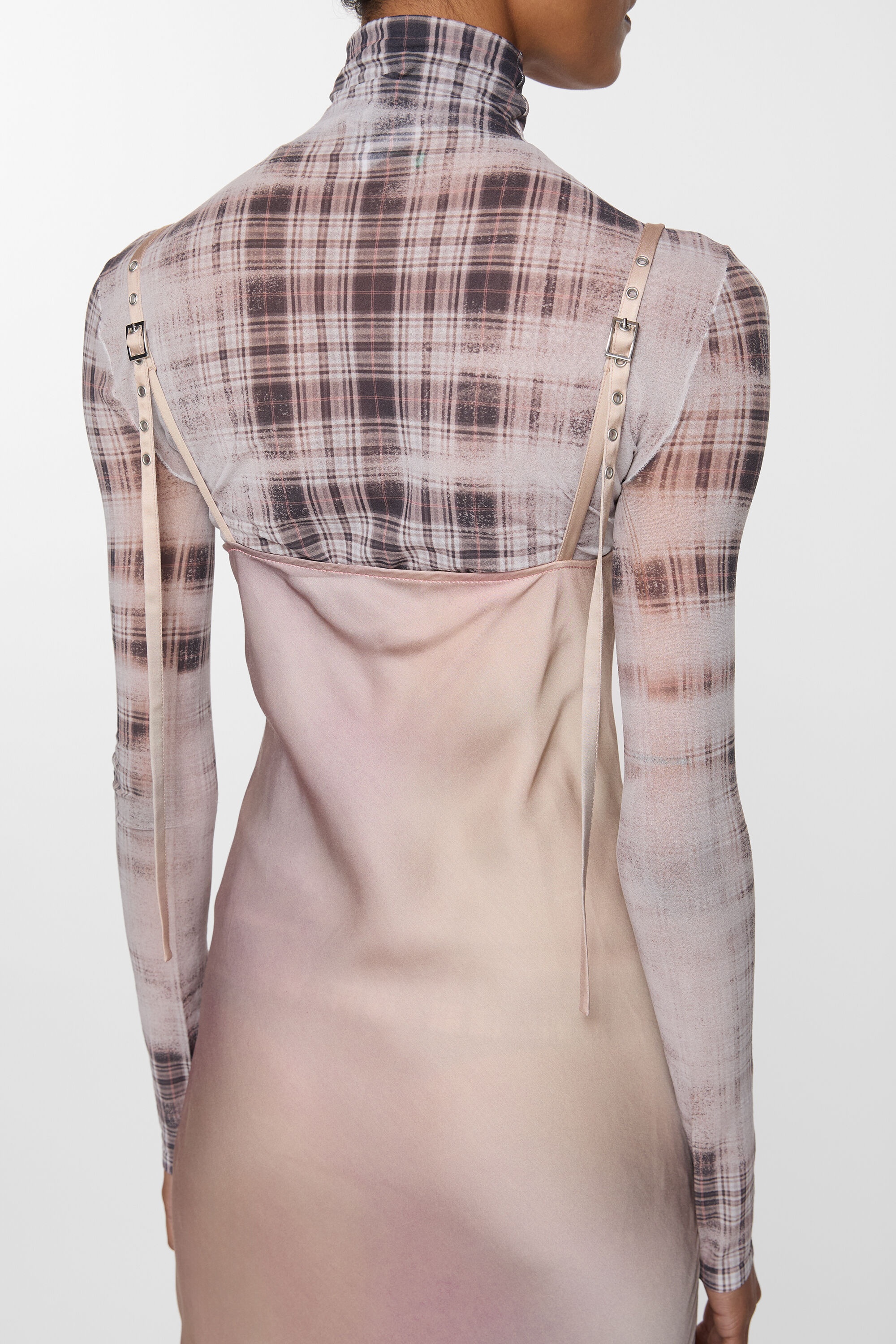 Strap dress - Multi pink - 5