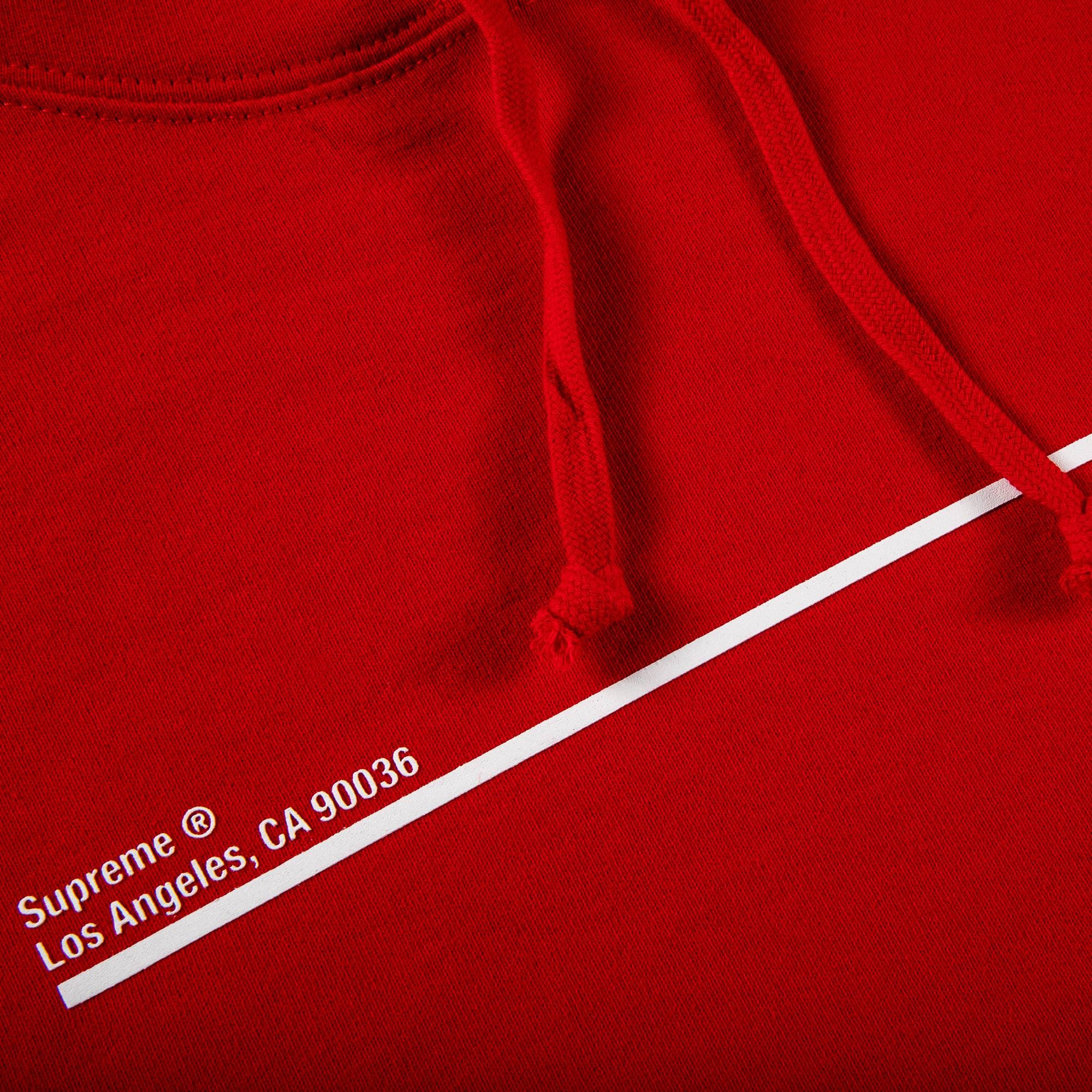 Supreme Shop Hooded Sweatshirt - Los Angeles 'Red' - 2