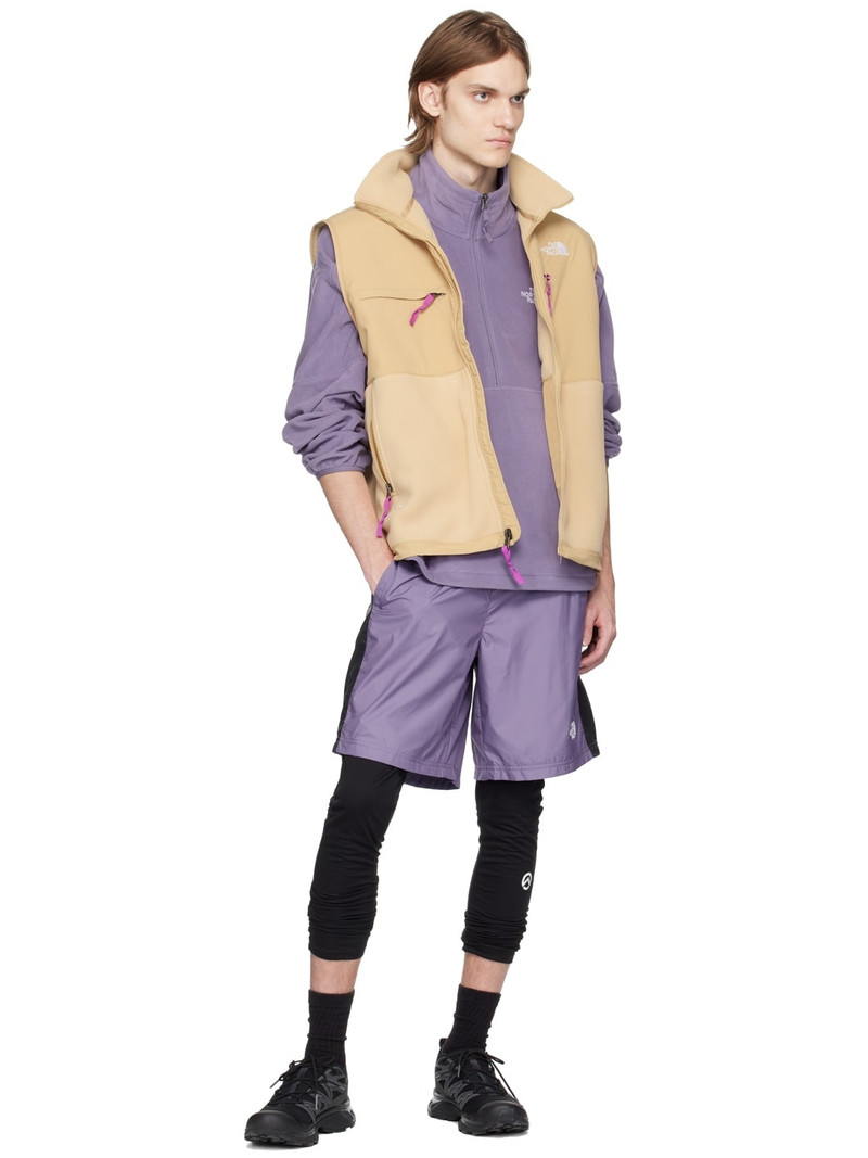 The North Face Purple & Black Hydrenaline Shorts outlook