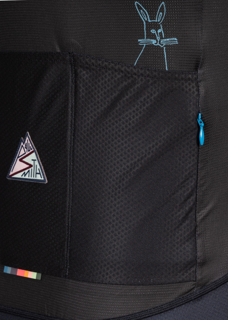 Race Fit 'Artist Stripe' Trim Cycling Jersey 5