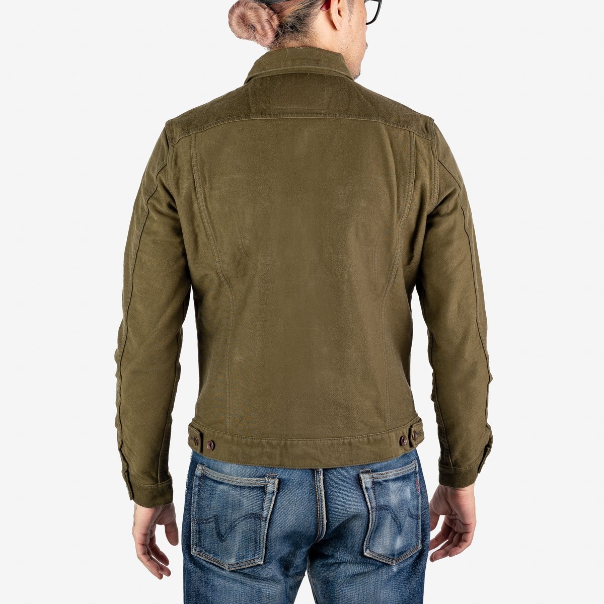 12oz Moleskin Modified Type III Jacket - Olive - 3