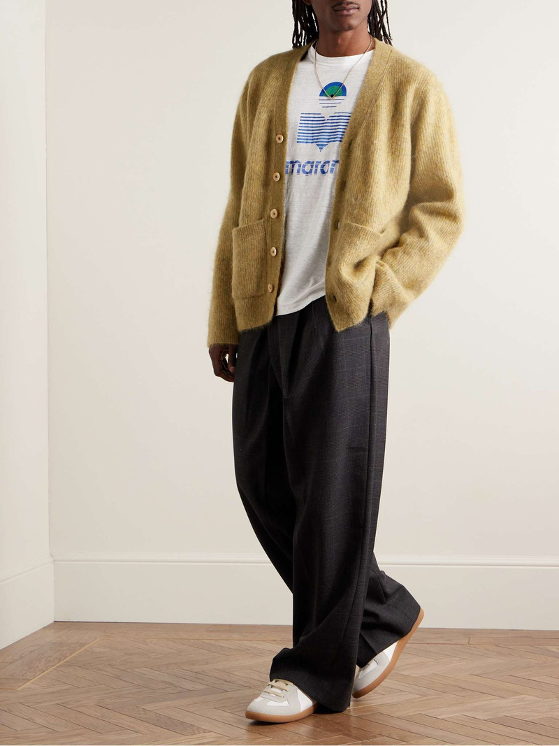 Isabel Marant Karman Logo-Print Linen-Jersey T-Shirt outlook