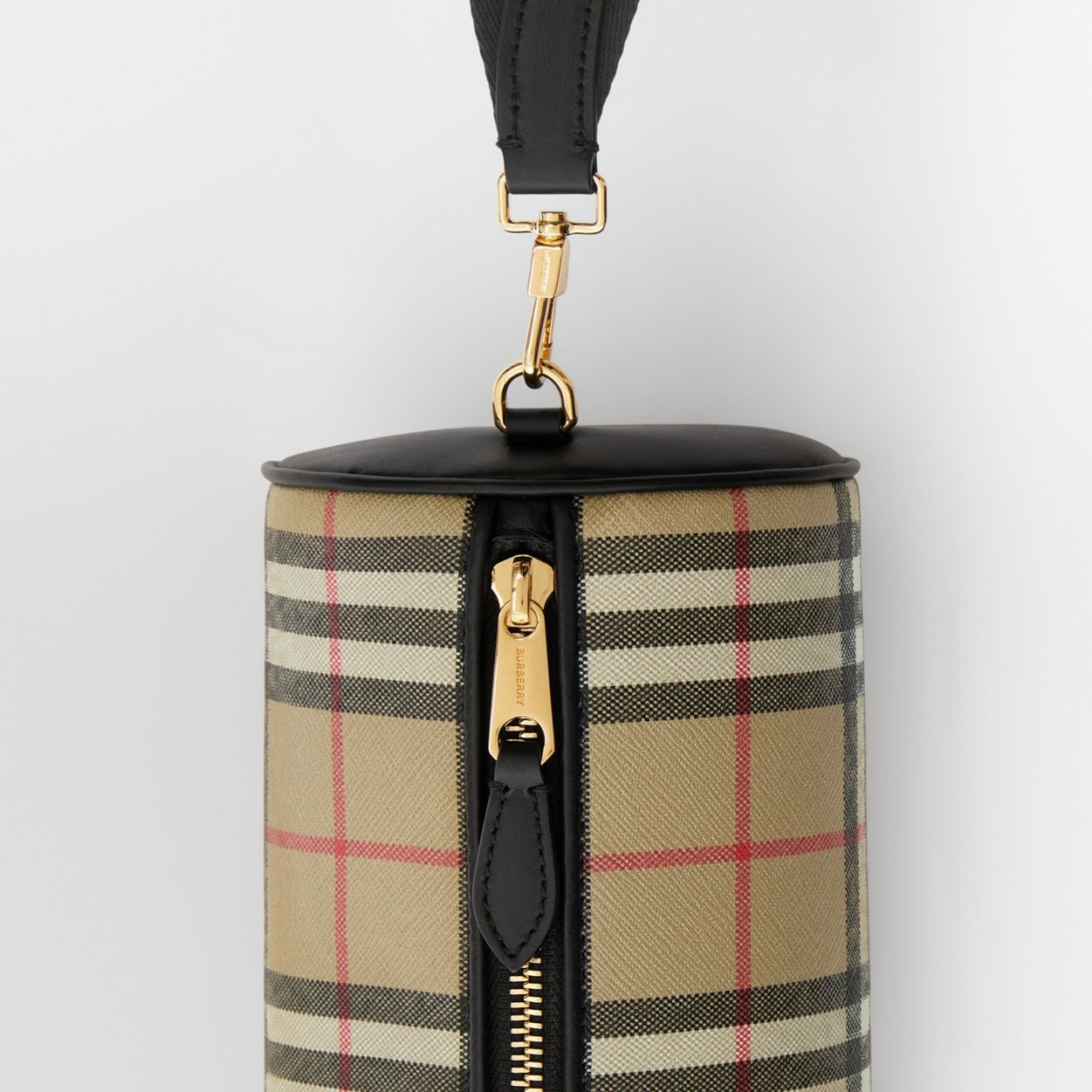 Vintage Check Barrel Bag - 2
