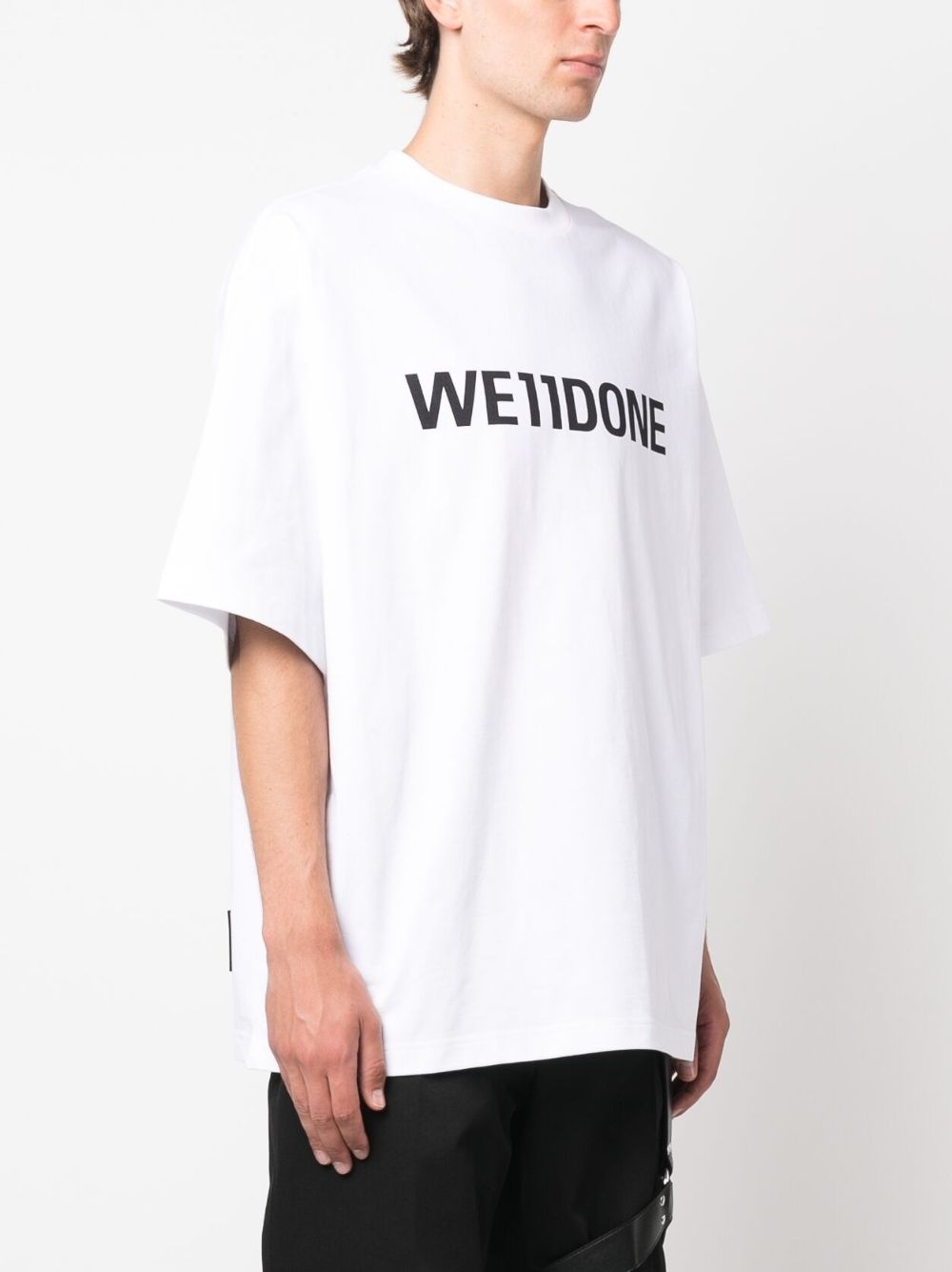 logo-print cotton T-shirt - 4