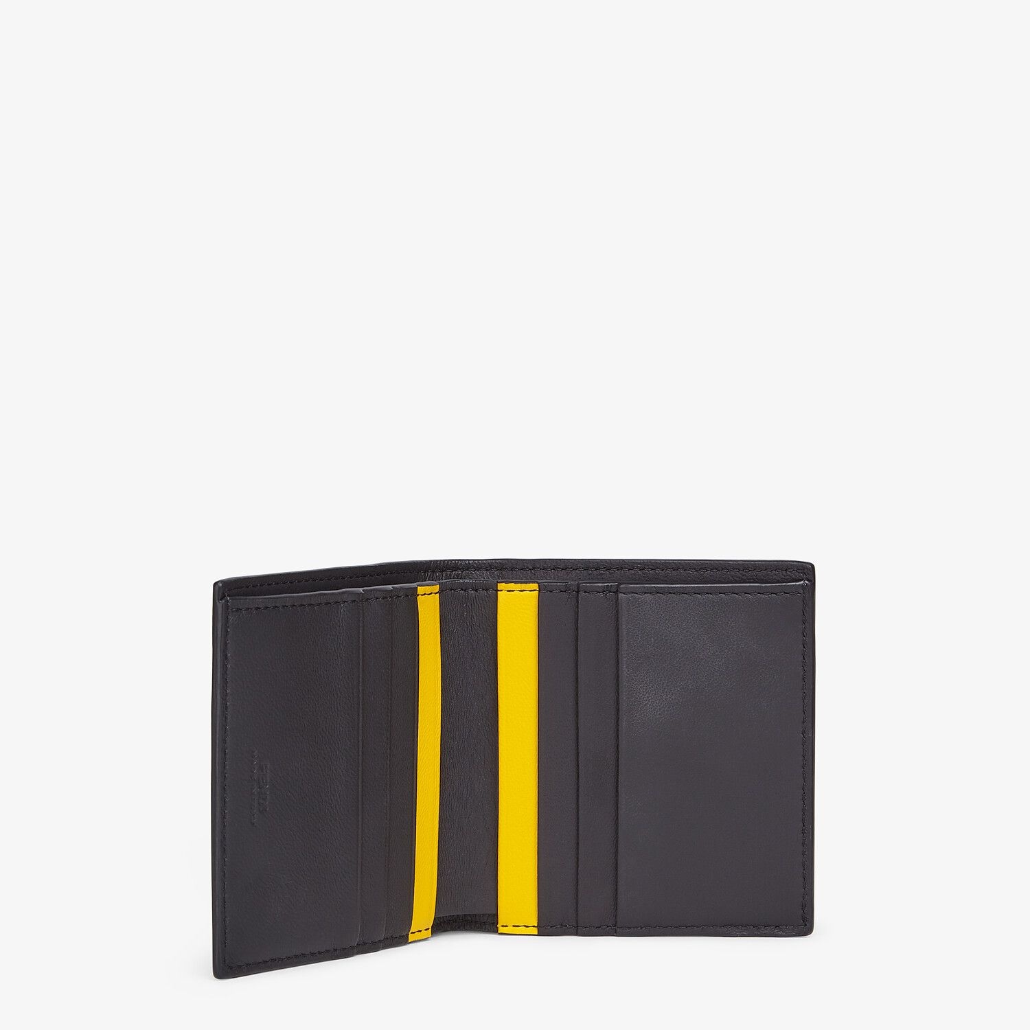 Black nappa bi-fold wallet - 3