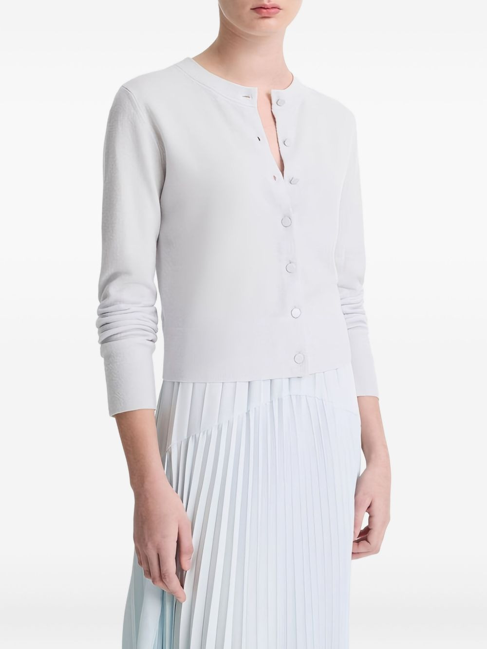crew-neck cardigan - 4