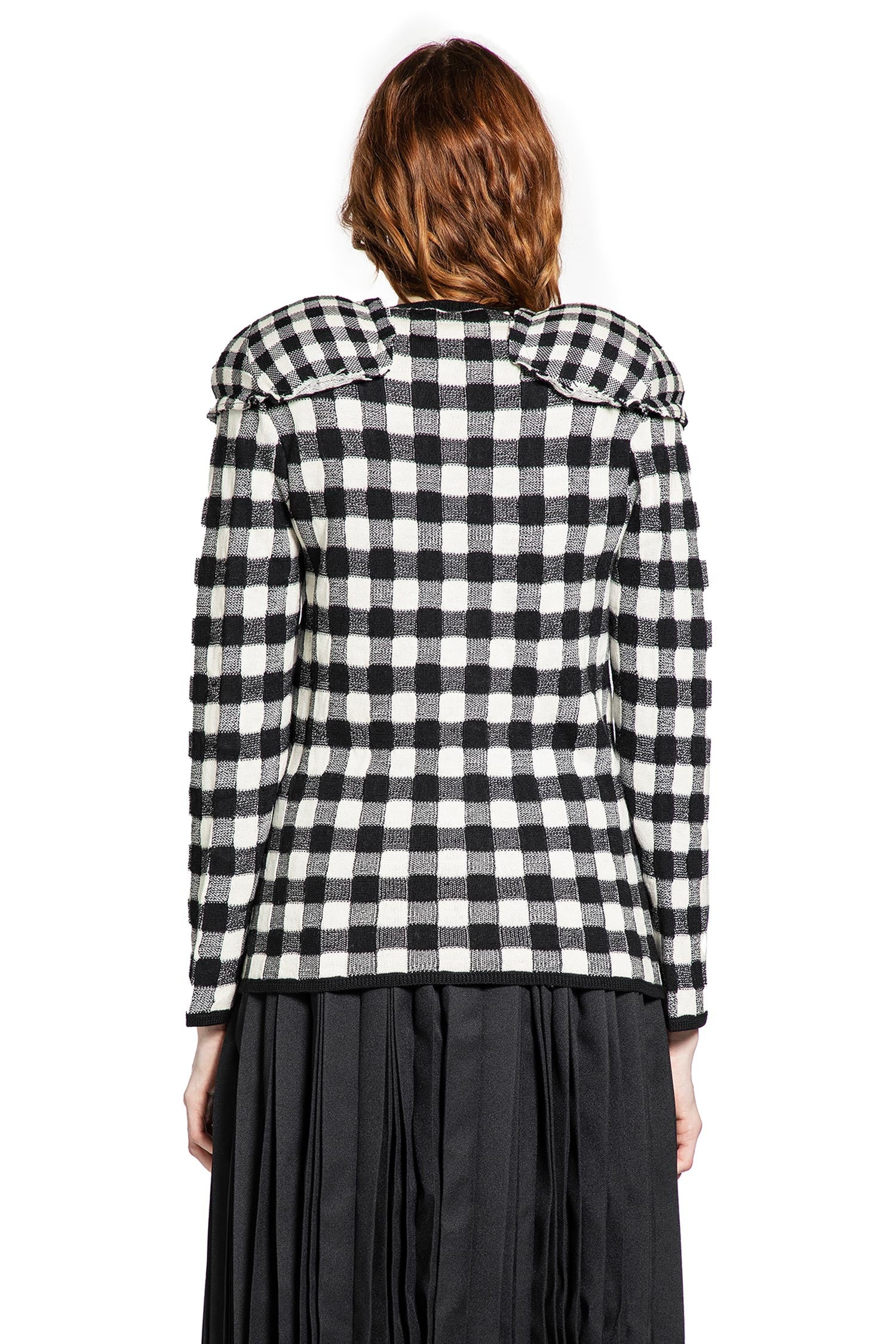 Check Wool Sweater - 3