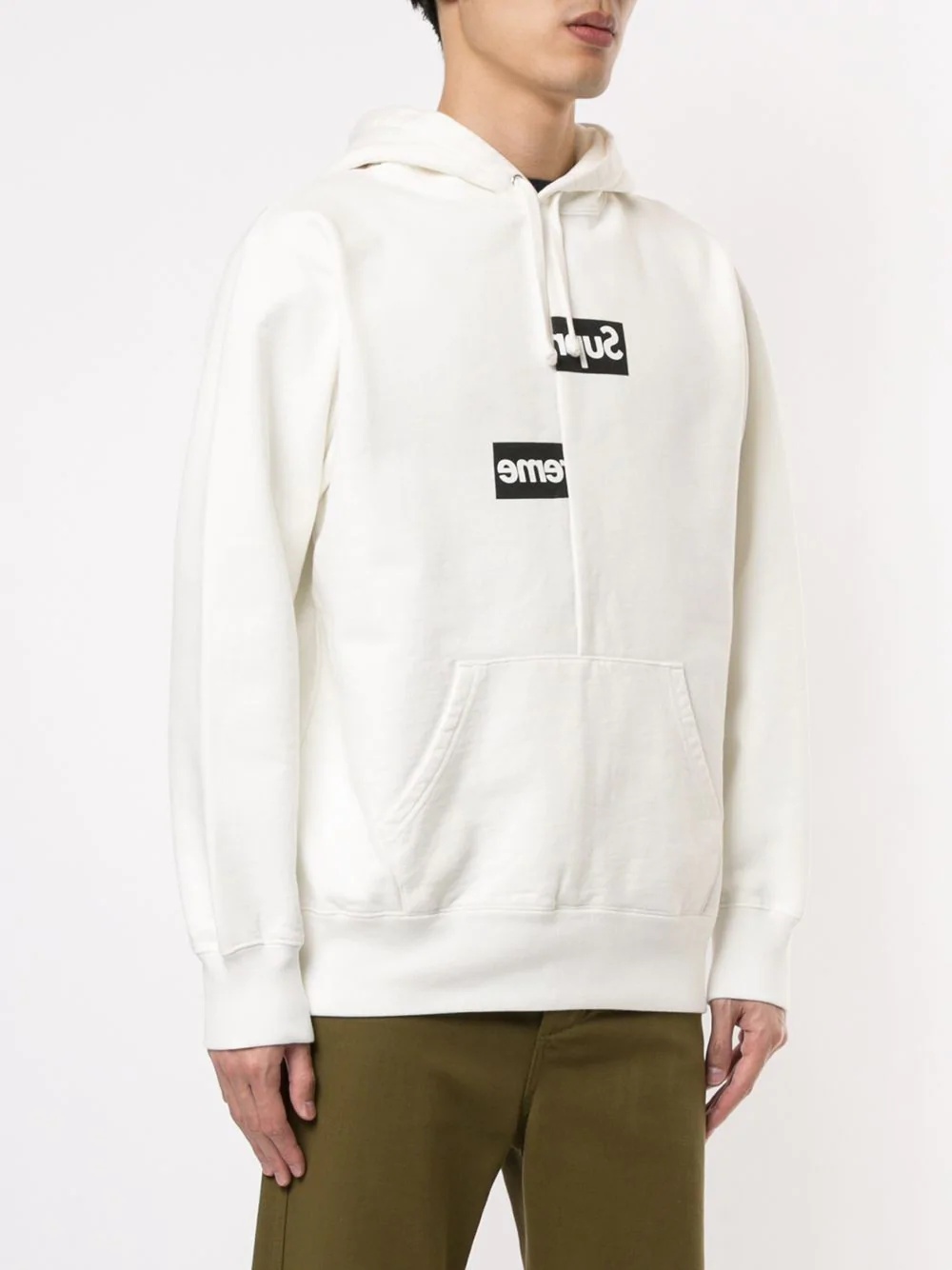 x Comme des Garçons Split Box Logo Hoodie - 3